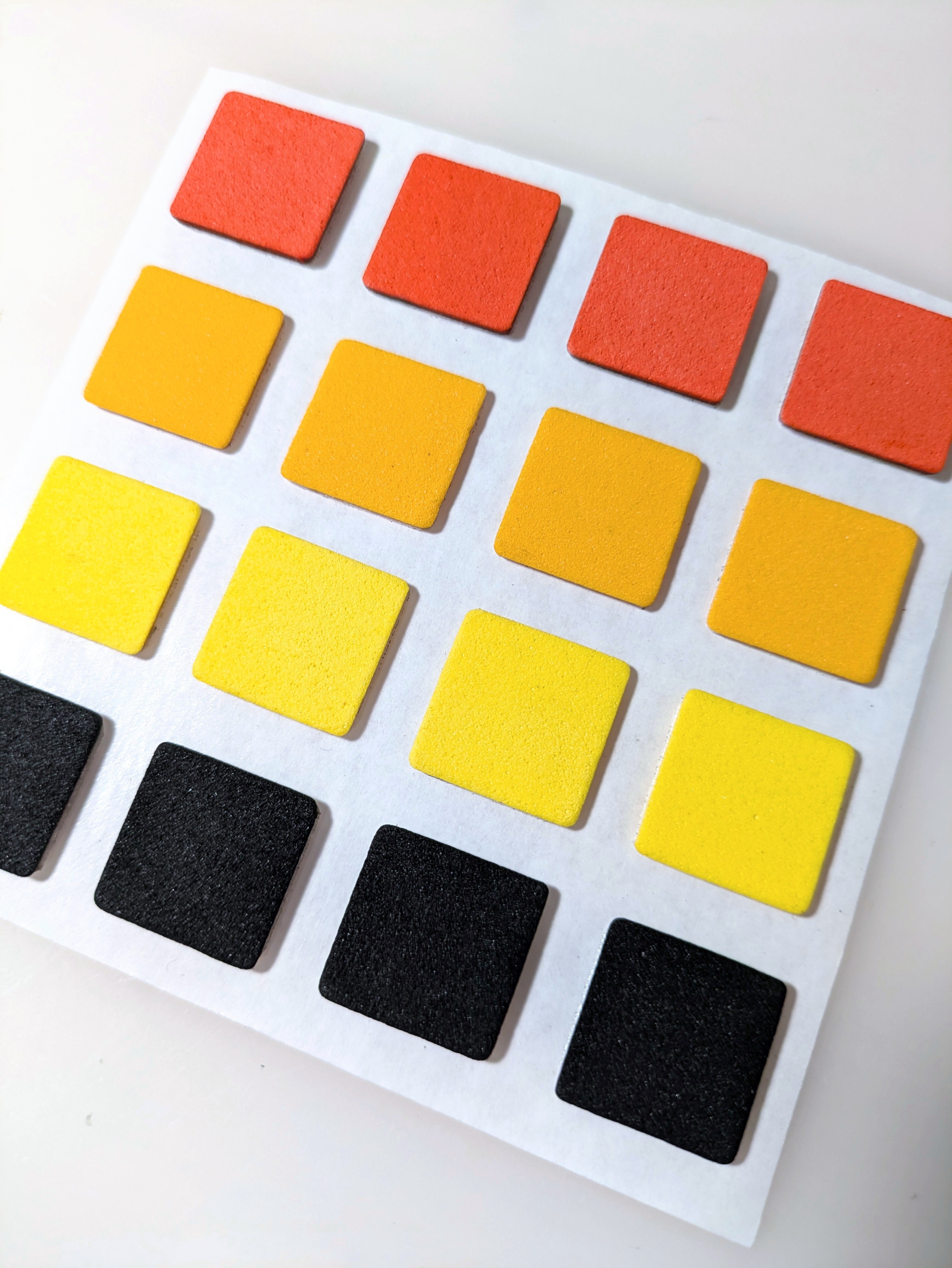 Sampler Colored Foam Pads
