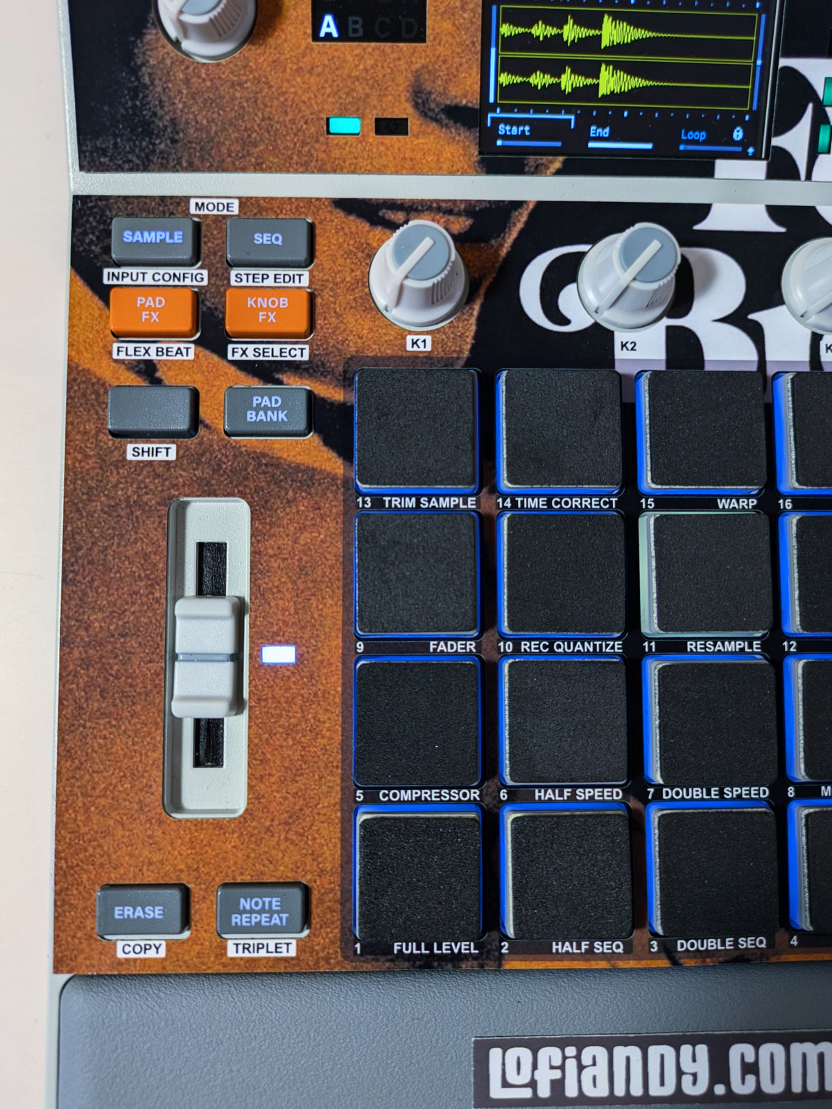 Foxy Brown - AKAI MPC Sample Skin - Lofi Andy