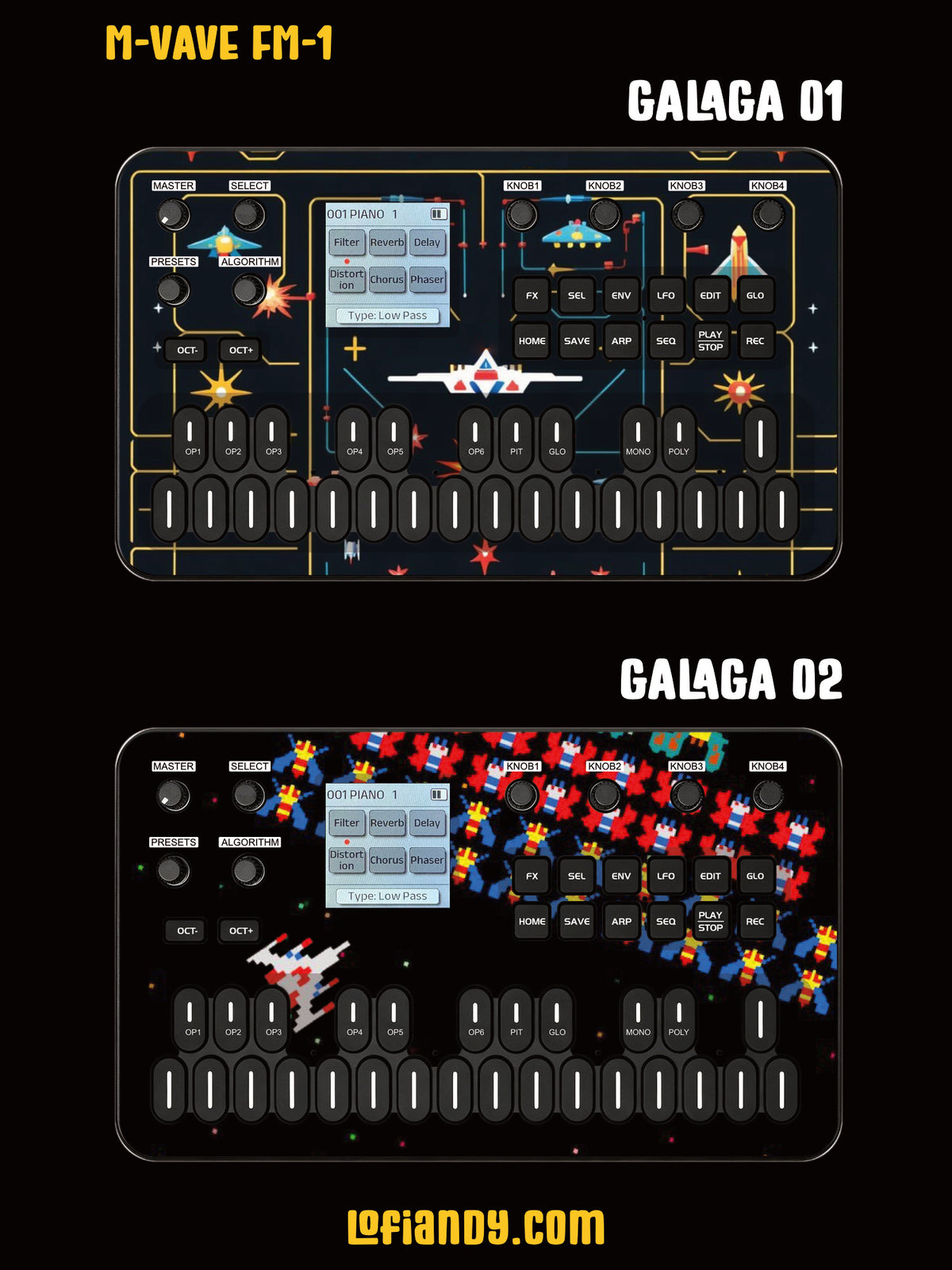 Galaga | M-VAVE FM-1 Skin - Lofi Andy