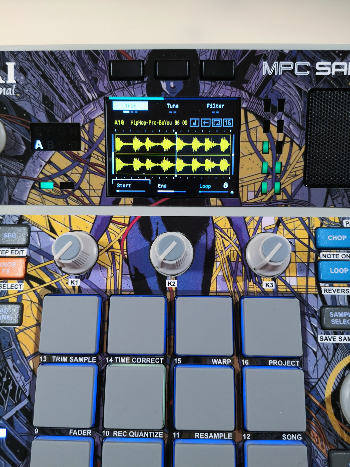 Ghost in the Shell 01 - AKAI MPC Sample Skin