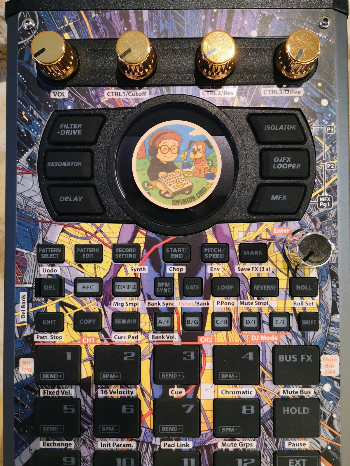 Ghost in the Shell - Roland SP-404 MKII Skin - Lofi Andy