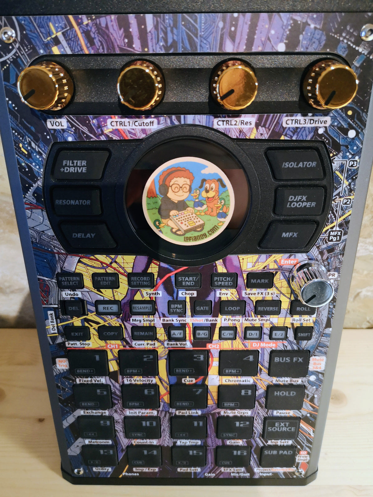 Ghost in the Shell - Roland SP-404 MKII Skin - Lofi Andy