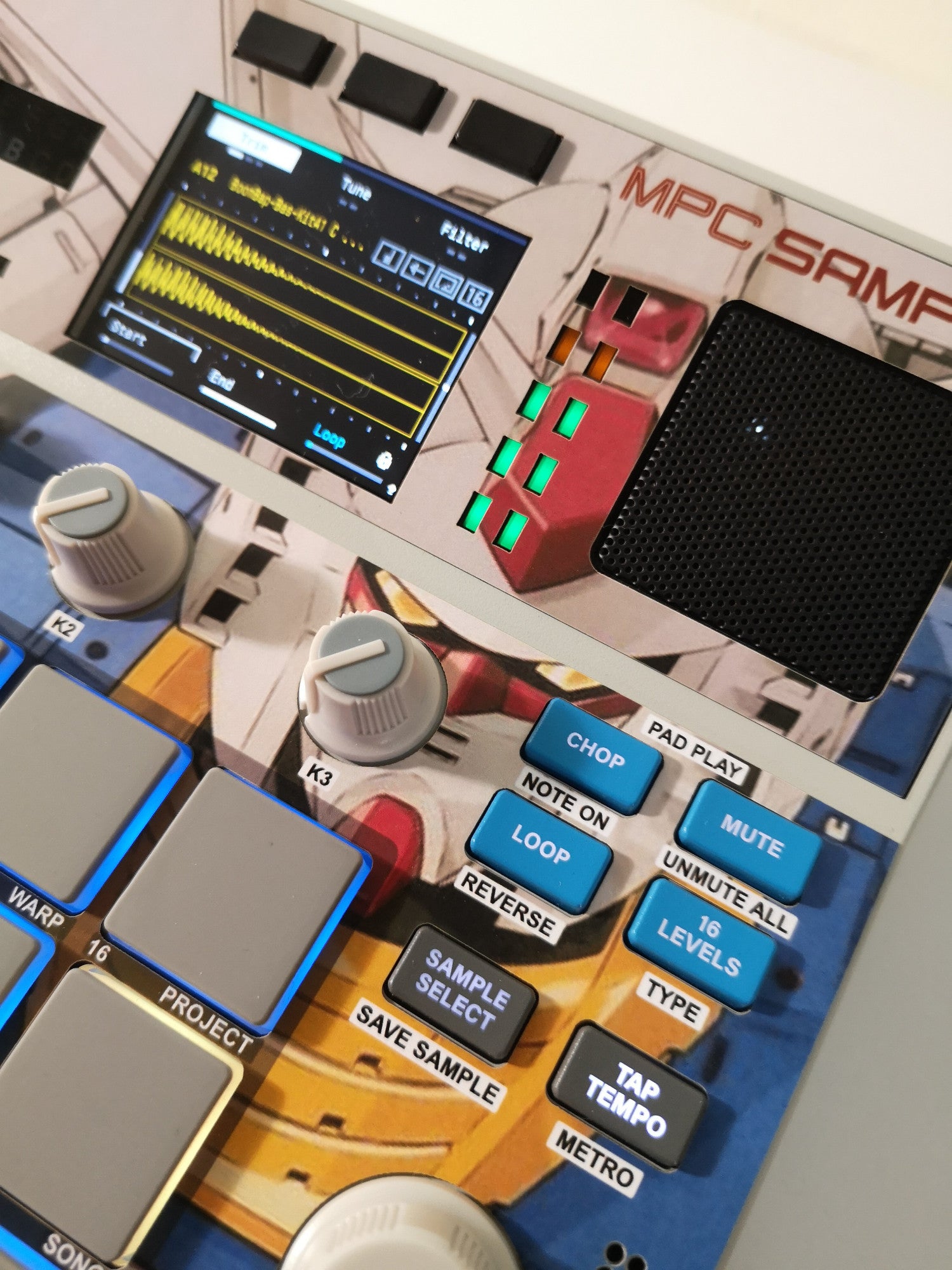 Gundam 02 - AKAI MPC Sample Skin