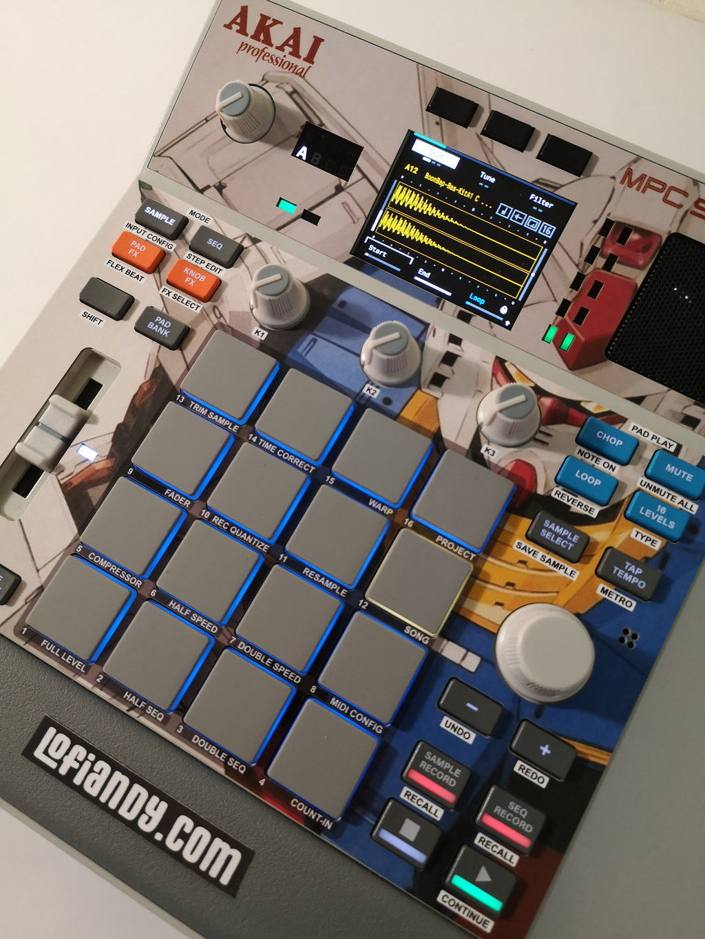 Gundam 02 - AKAI MPC Sample Skin