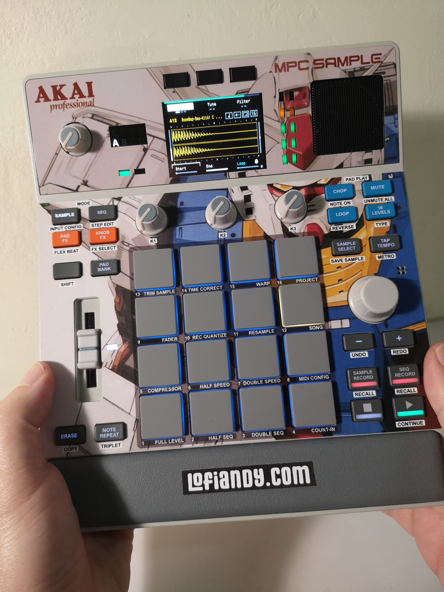 Gundam 02 - AKAI MPC Sample Skin