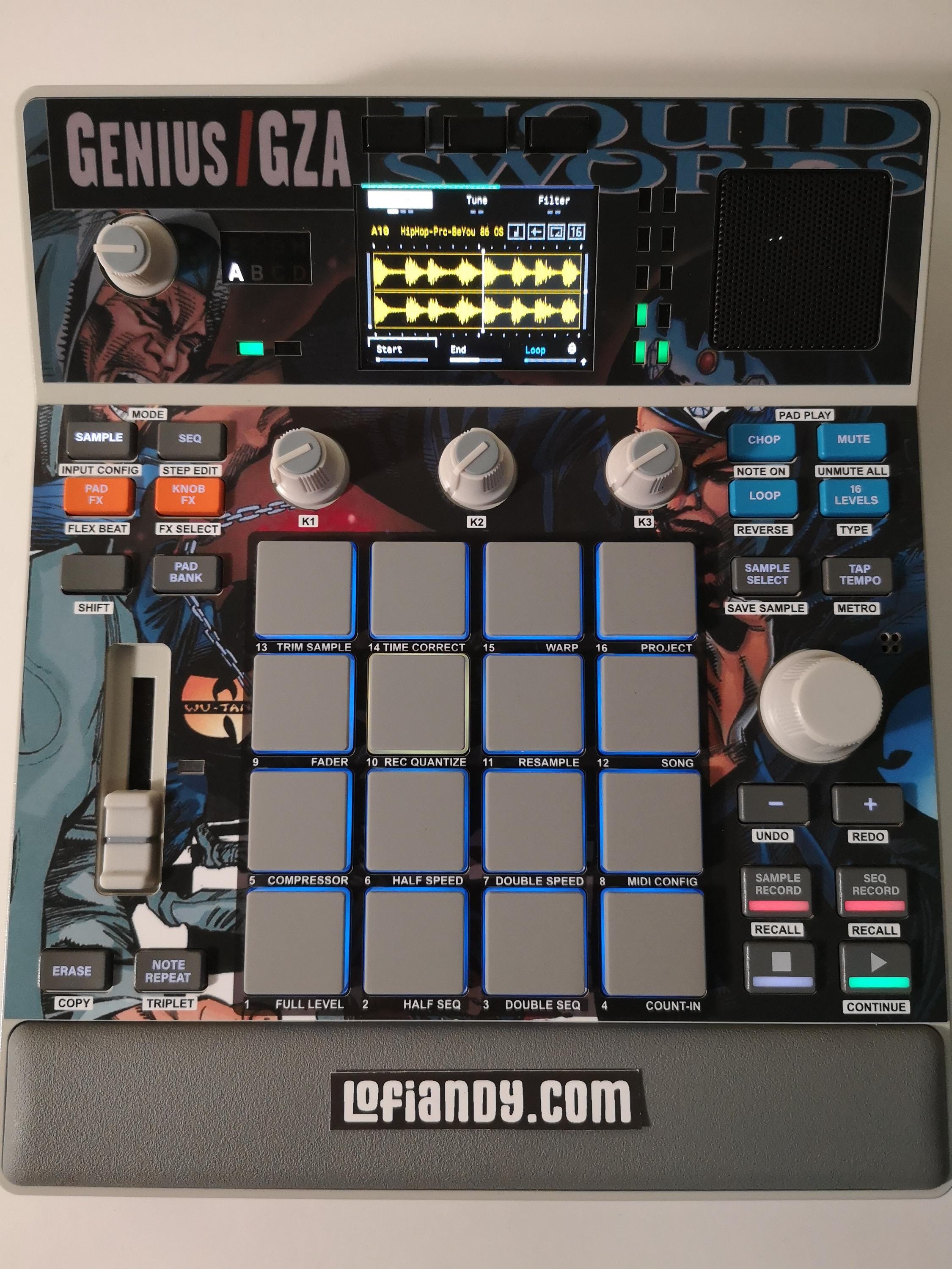 GZA Liquid Swords - AKAI MPC Sample Skin
