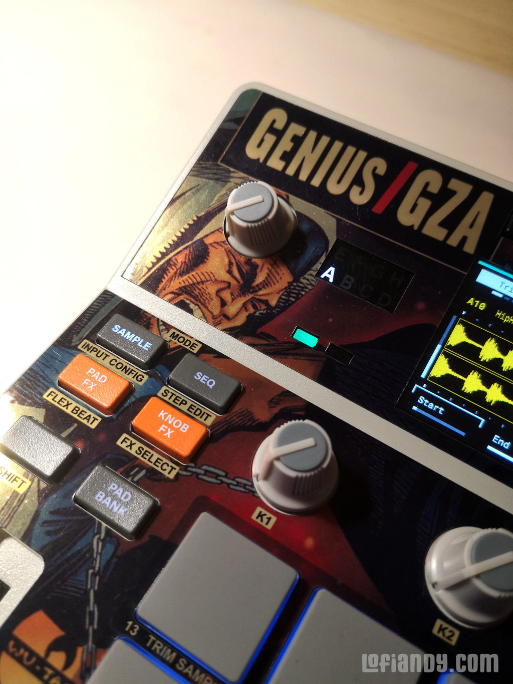 GZA Liquid Swords - Special Gold-foil - AKAI MPC Sample Skin