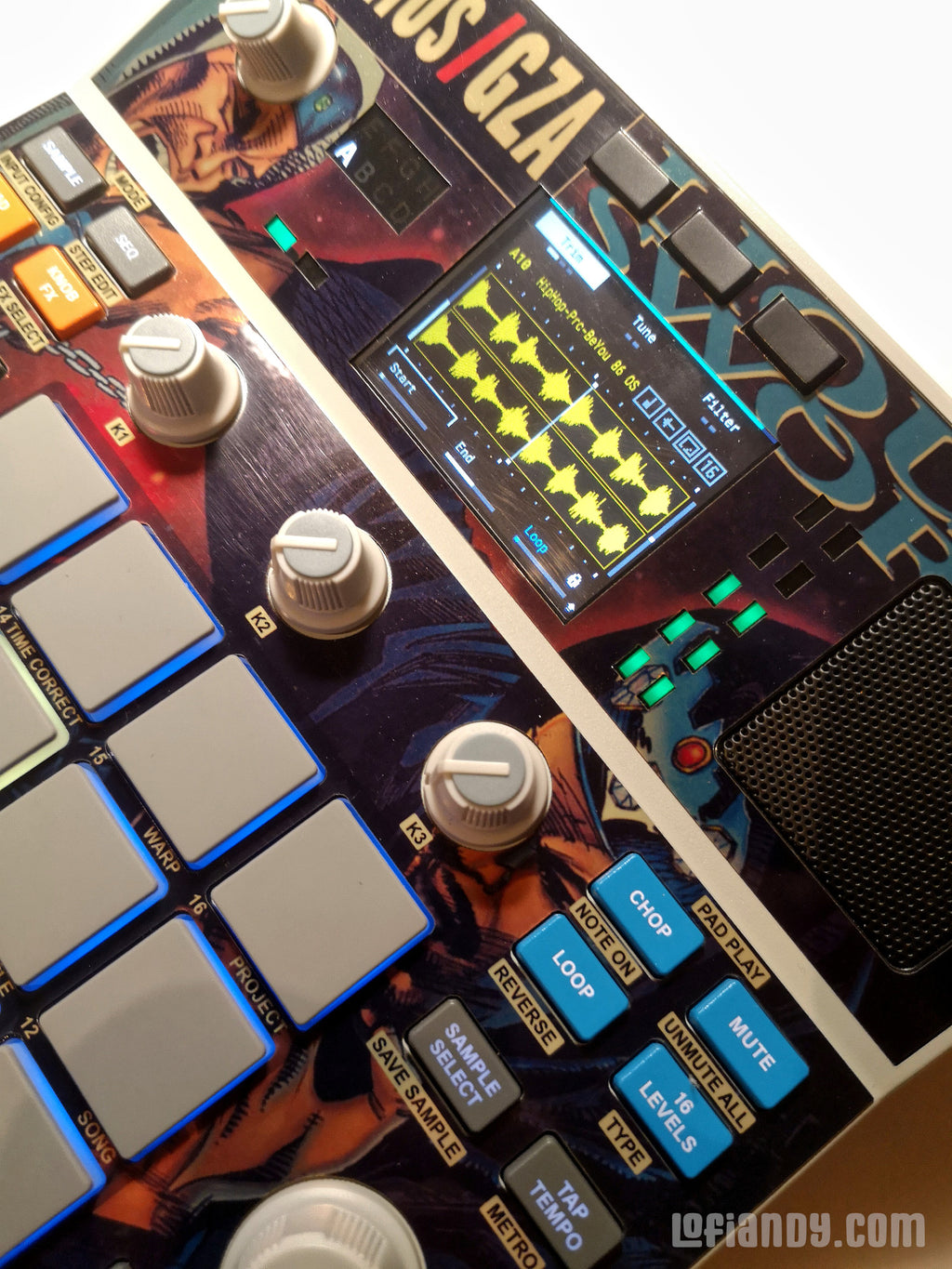 GZA Liquid Swords - Special Gold-foil - AKAI MPC Sample Skin