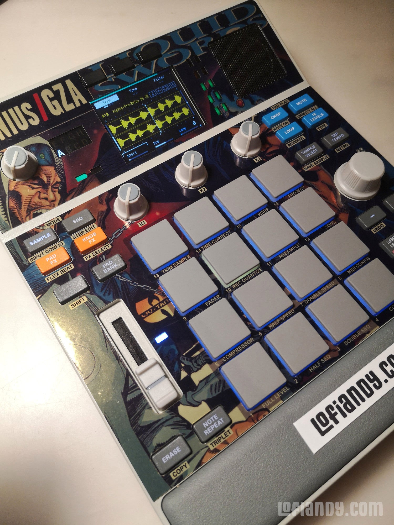 GZA Liquid Swords - Special Gold-foil - AKAI MPC Sample Skin