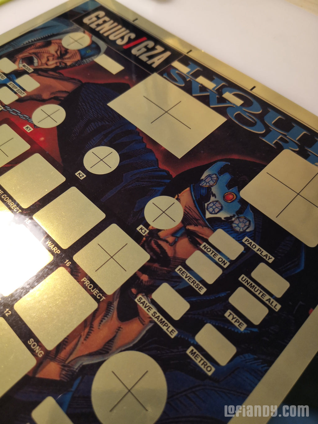 GZA Liquid Swords - Special Gold-foil - AKAI MPC Sample Skin