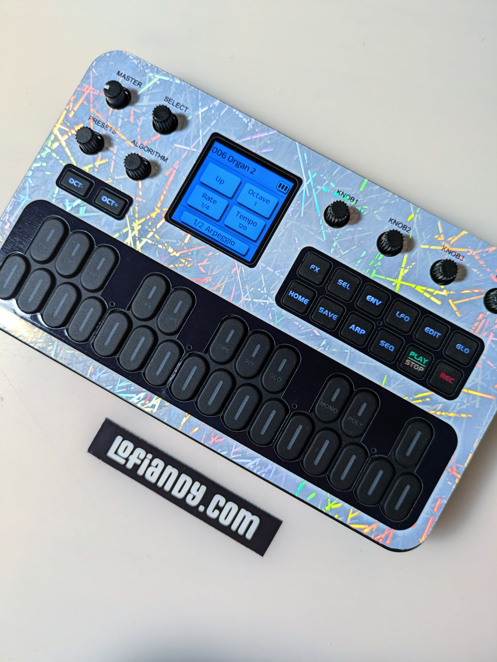 Holographic Skin for M-VAVE FM-1 - Lofi Andy