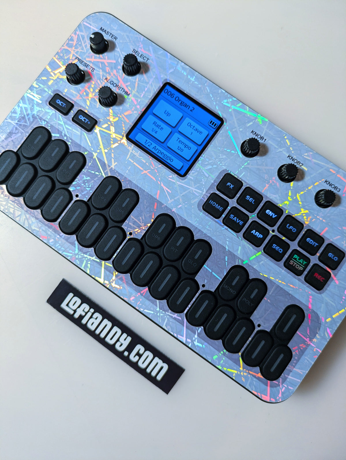 Holographic Skin for M-VAVE FM-1 - Lofi Andy