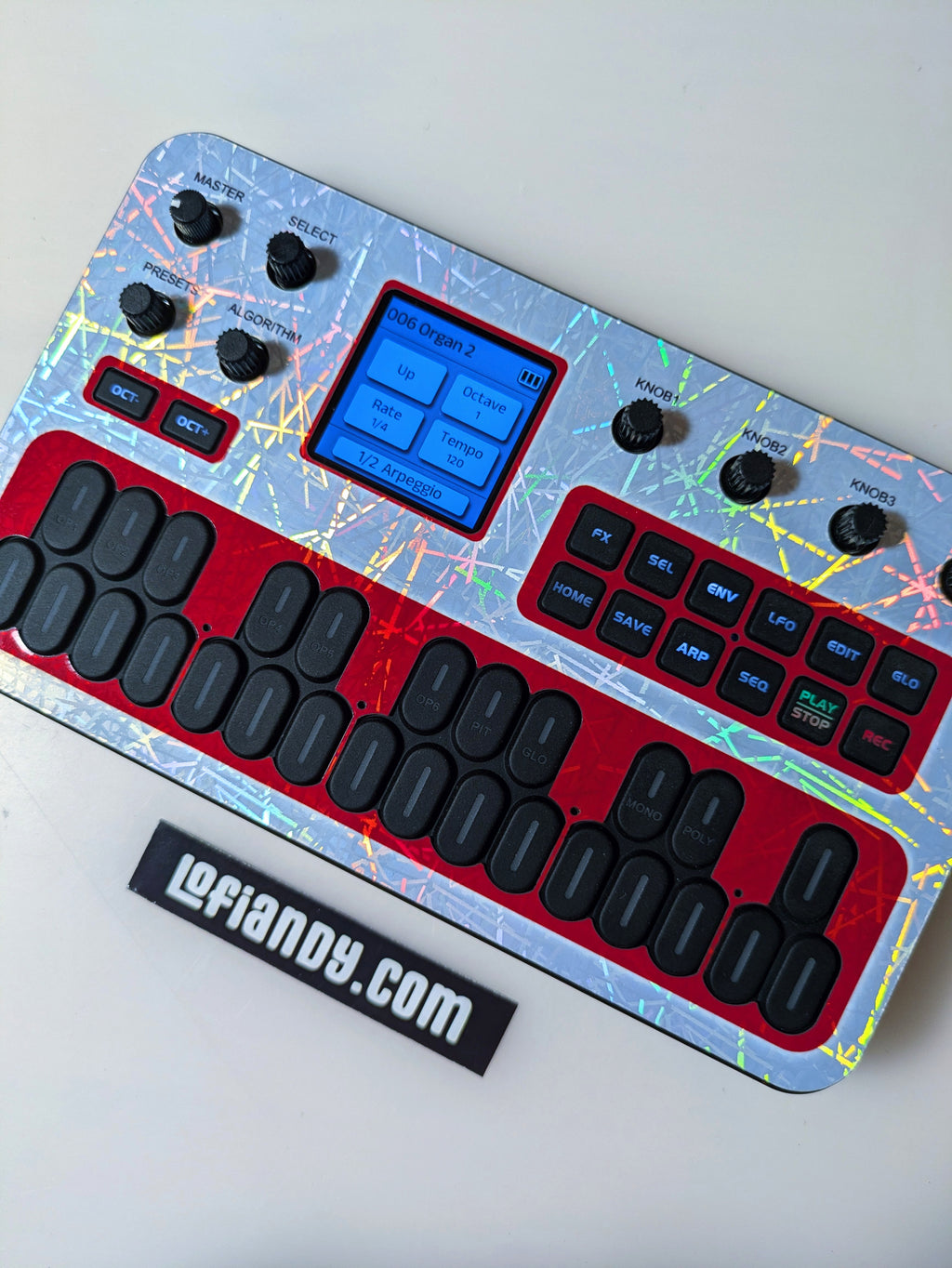 Holographic Skin for M-VAVE FM-1 - Lofi Andy