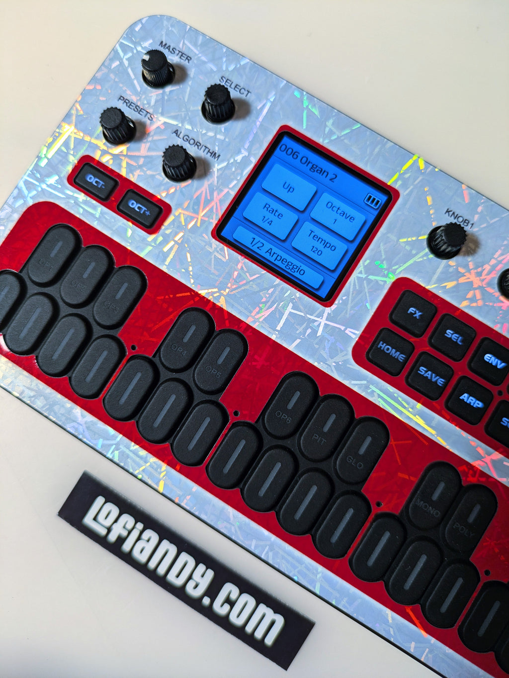 Holographic Skin for M-VAVE FM-1 - Lofi Andy