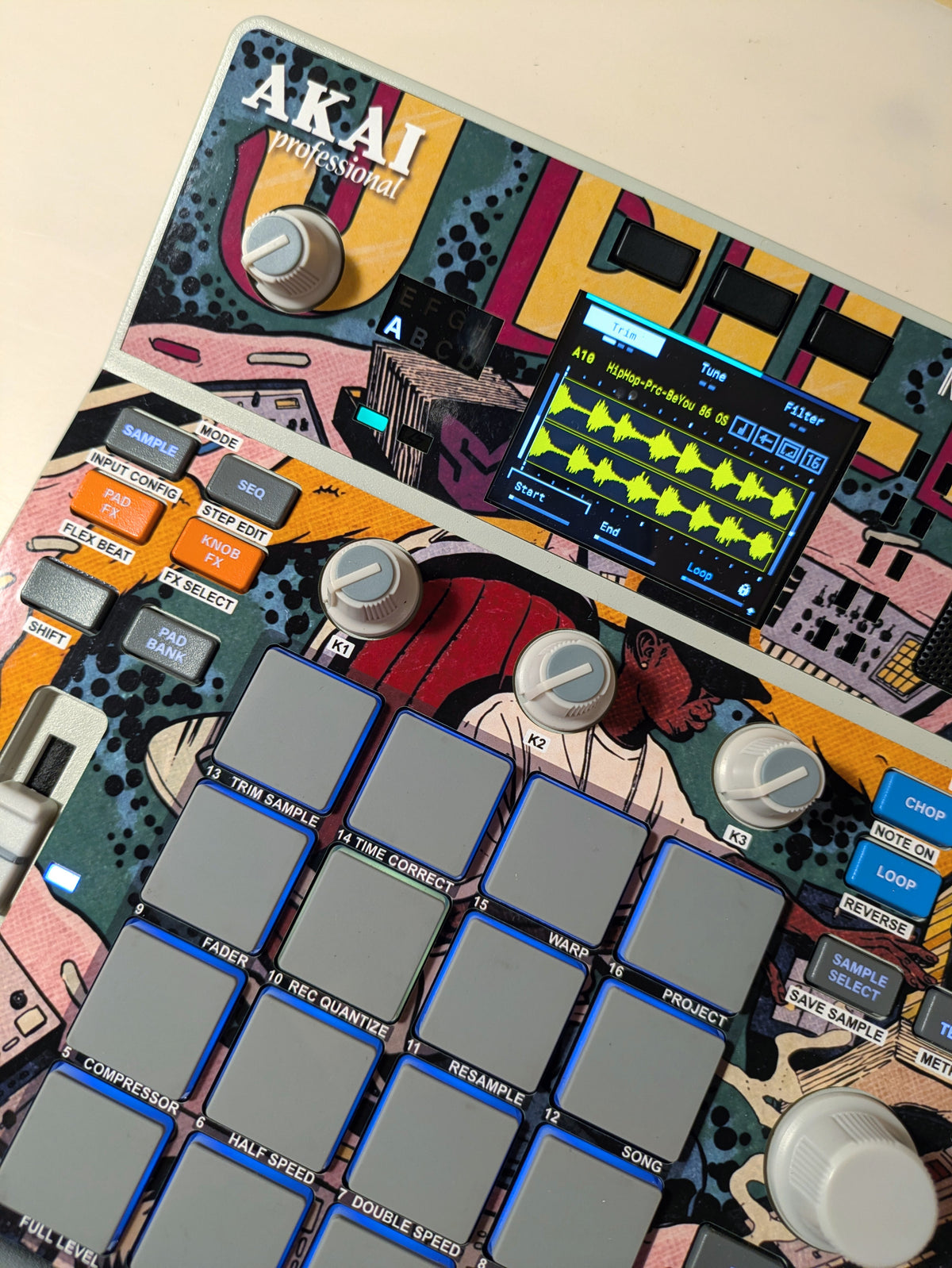 J Dilla Beats - AKAI MPC Sample Skin - Lofi Andy