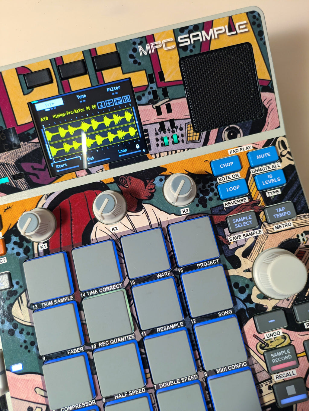 J Dilla Beats - AKAI MPC Sample Skin - Lofi Andy
