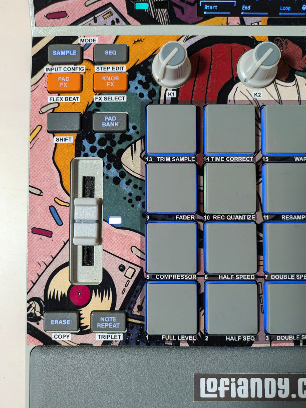 J Dilla Beats - AKAI MPC Sample Skin - Lofi Andy