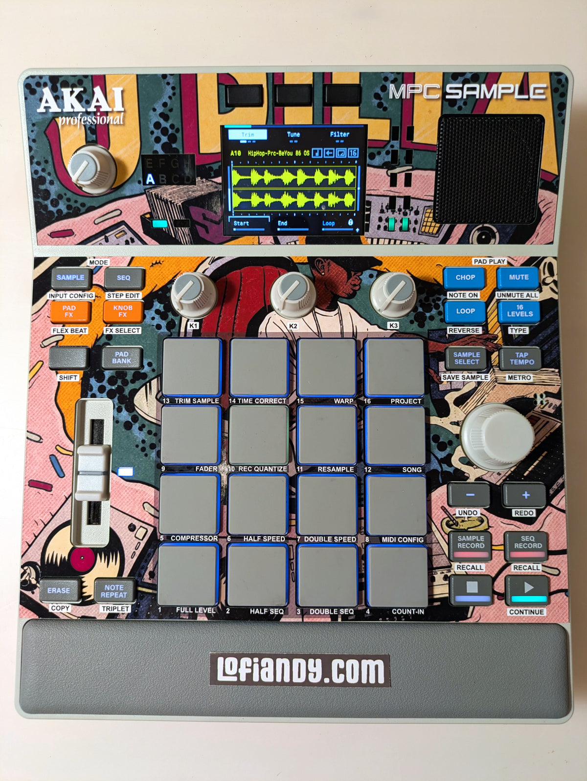 J Dilla Beats - AKAI MPC Sample Skin - Lofi Andy