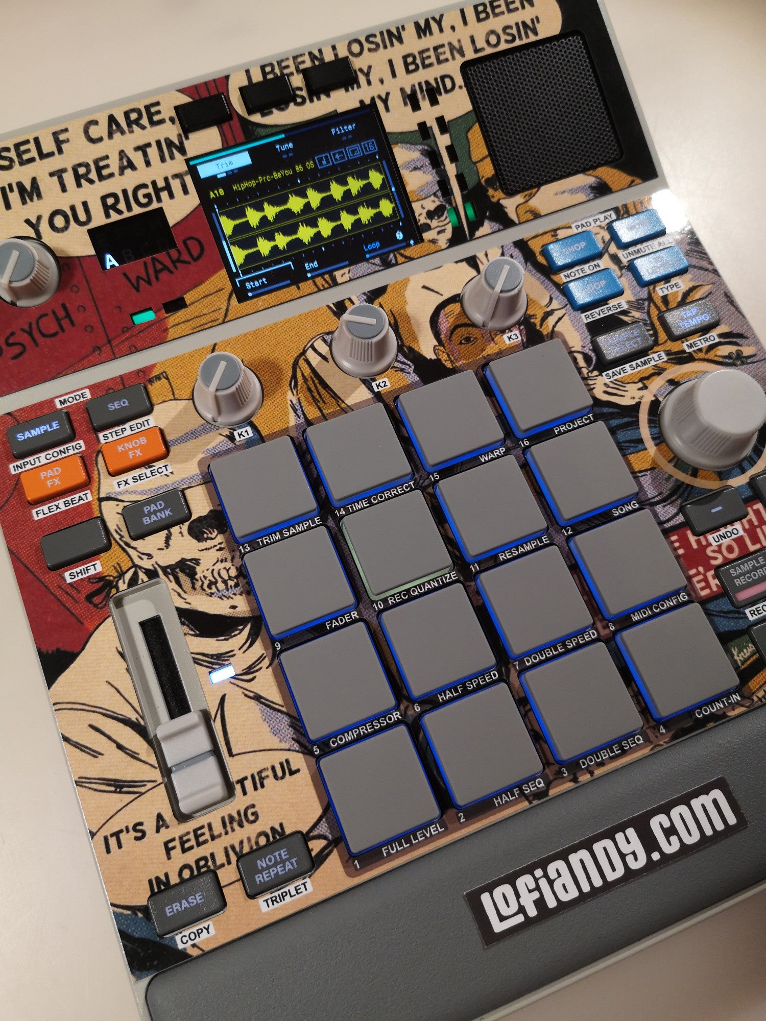 MPC Sample Custom Skin - Lofi Andy