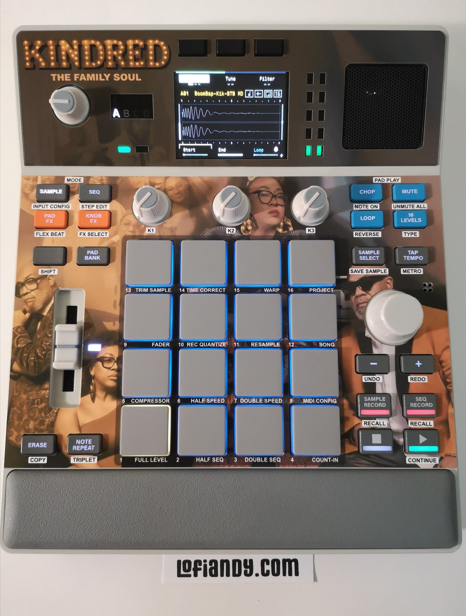 MPC Sample Custom Skin - Lofi Andy