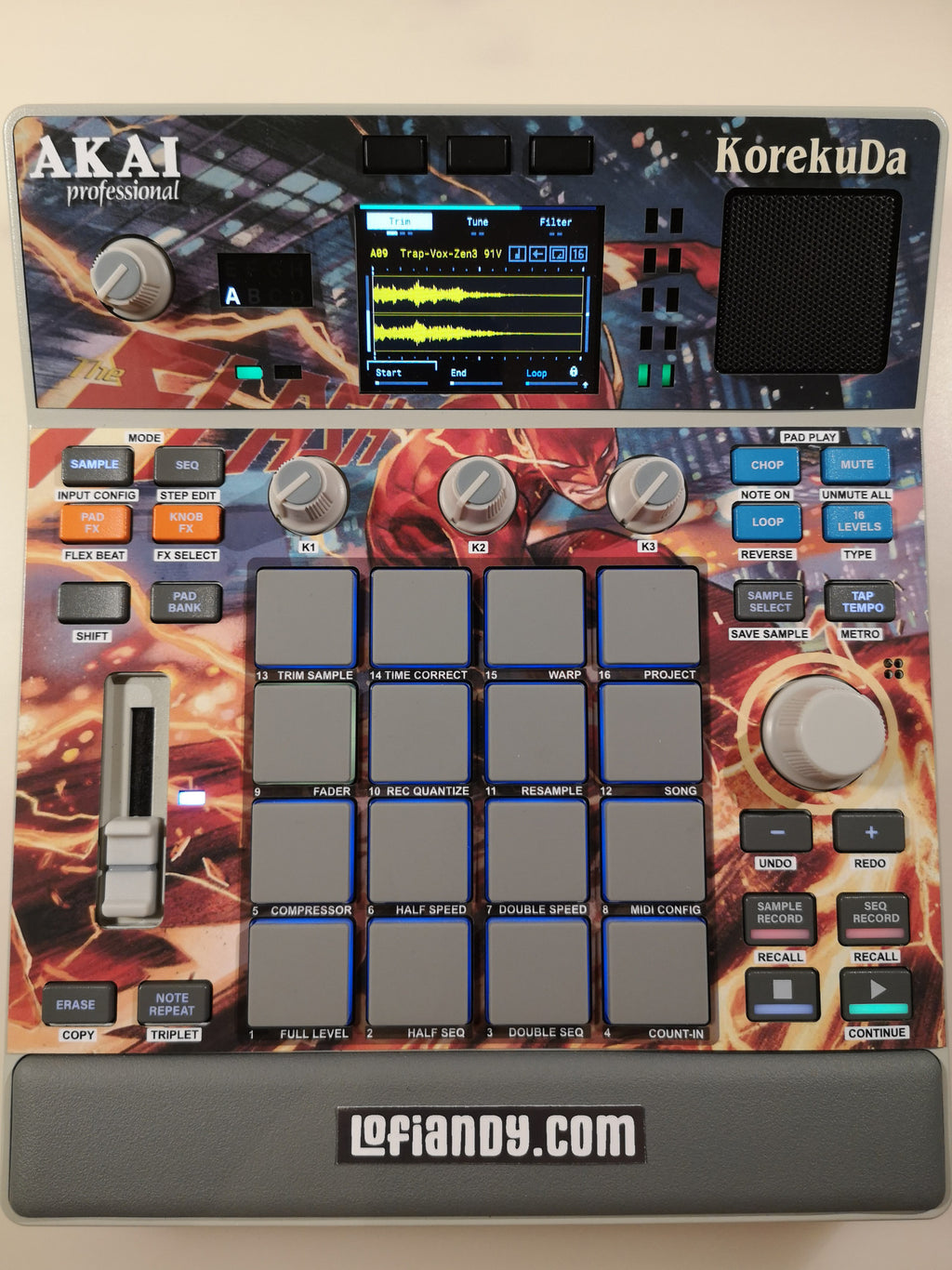 MPC Sample Custom Skin - Lofi Andy