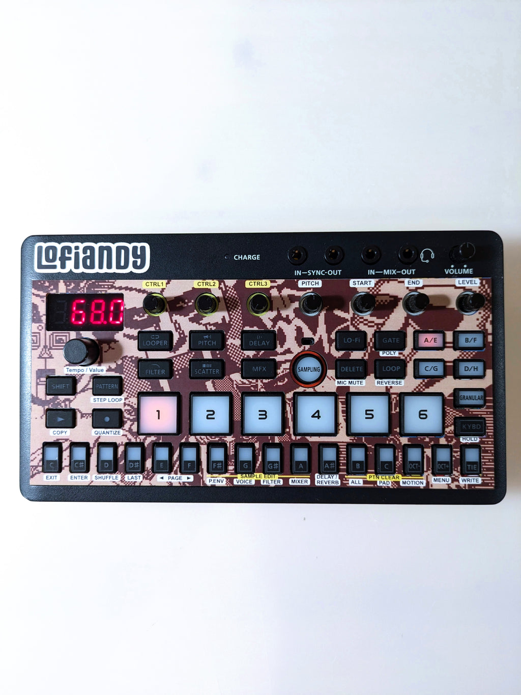 MF DOOM Pixel Art - Roland P-6 Skin - Lofi Andy
