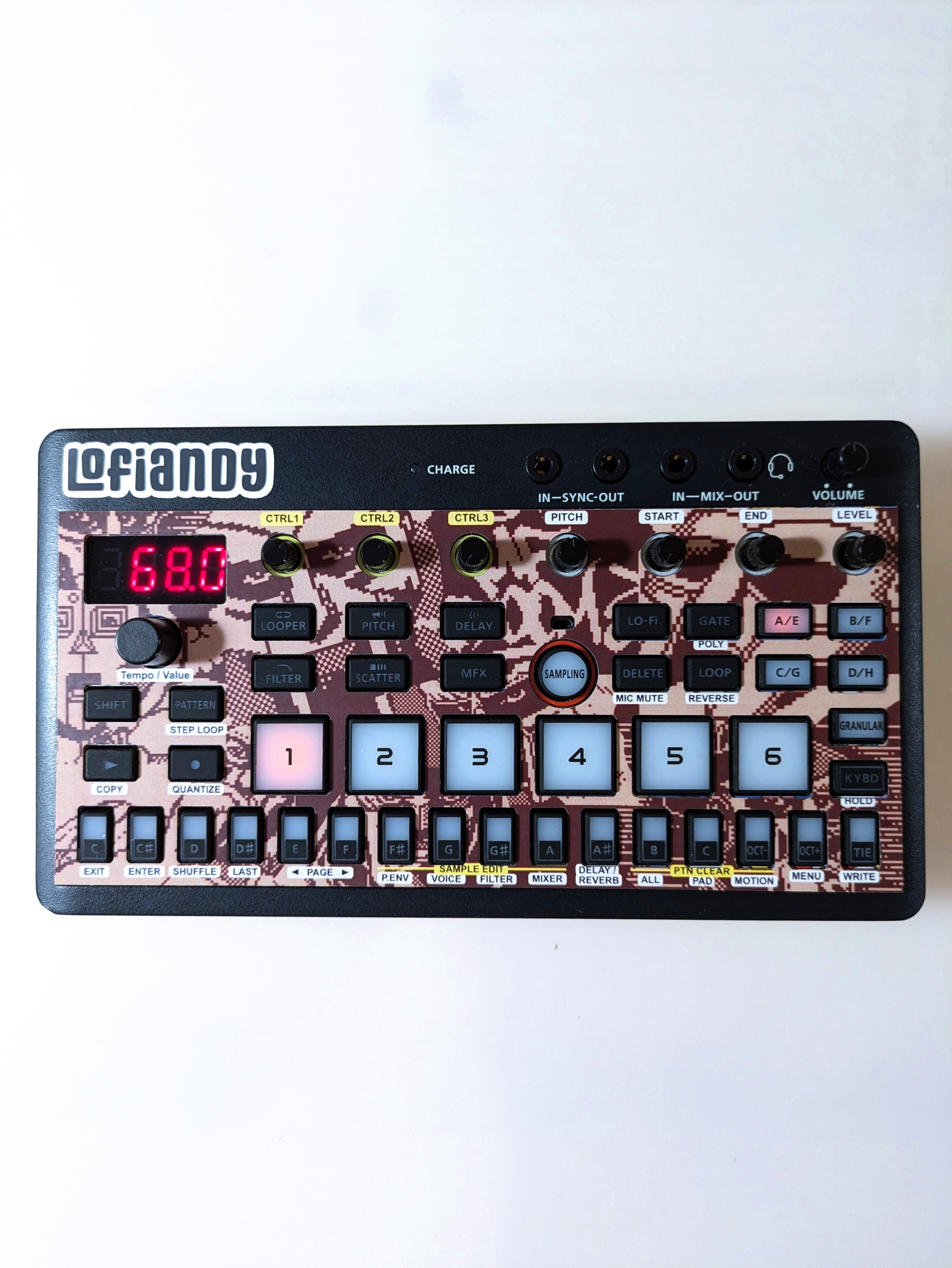 MF DOOM Pixel Art - Roland P-6 Skin - Lofi Andy