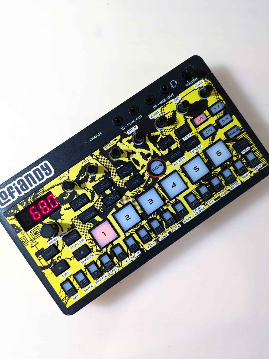 MF DOOM Pixel Art - Roland P-6 Skin - Lofi Andy