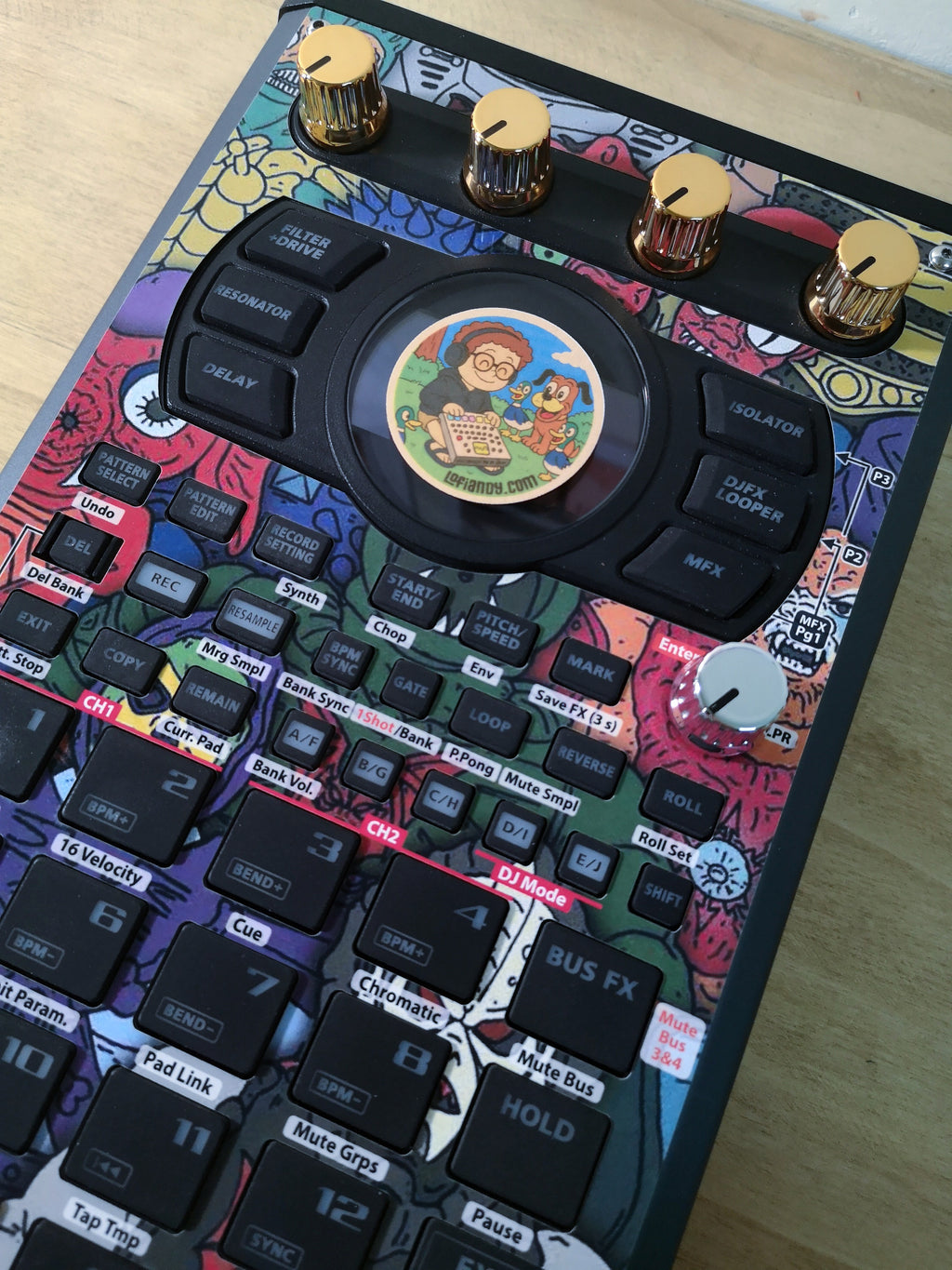 MOTU - Roland SP-404 MKII Skin - Lofi Andy
