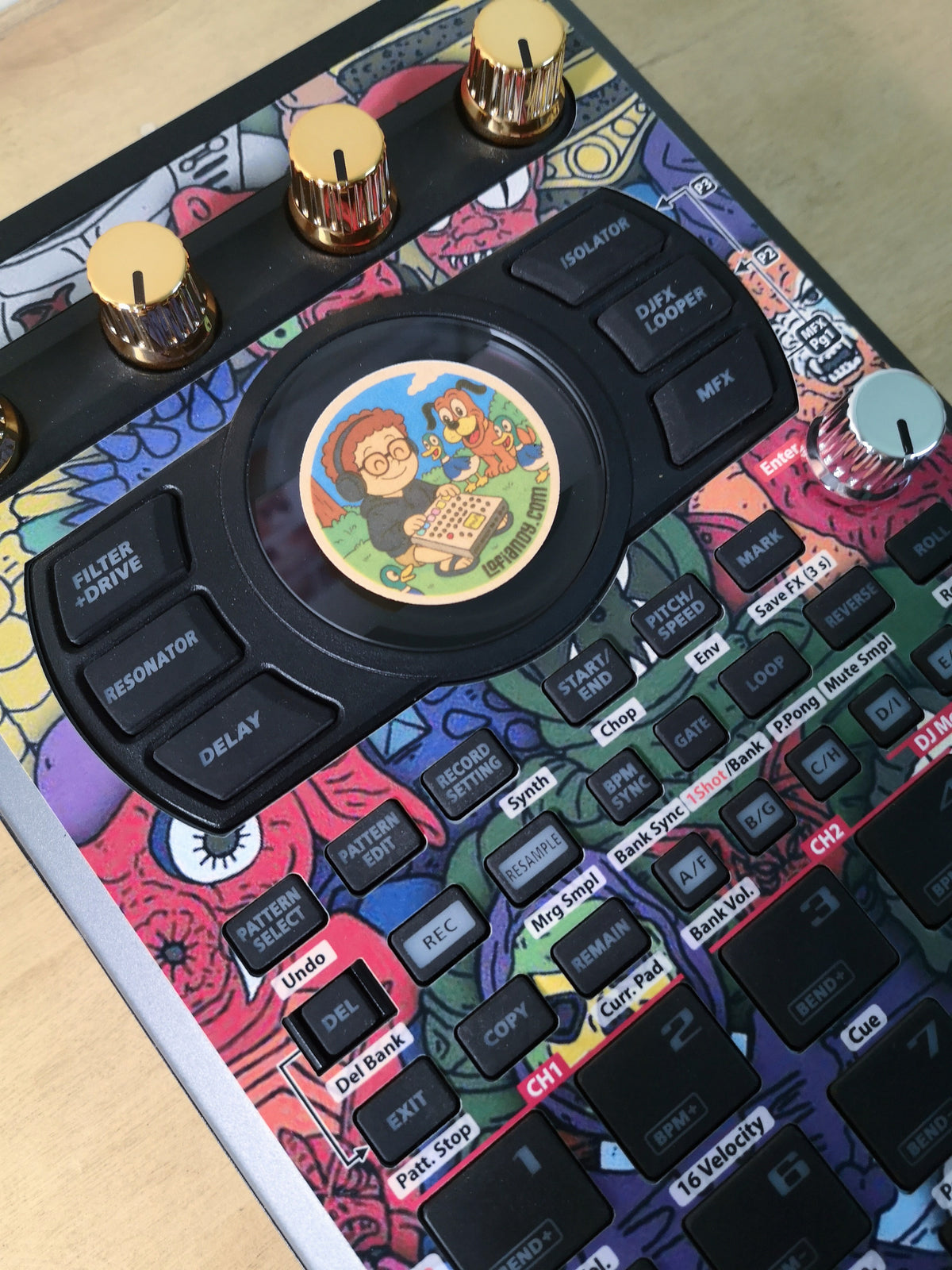 MOTU - Roland SP-404 MKII Skin - Lofi Andy