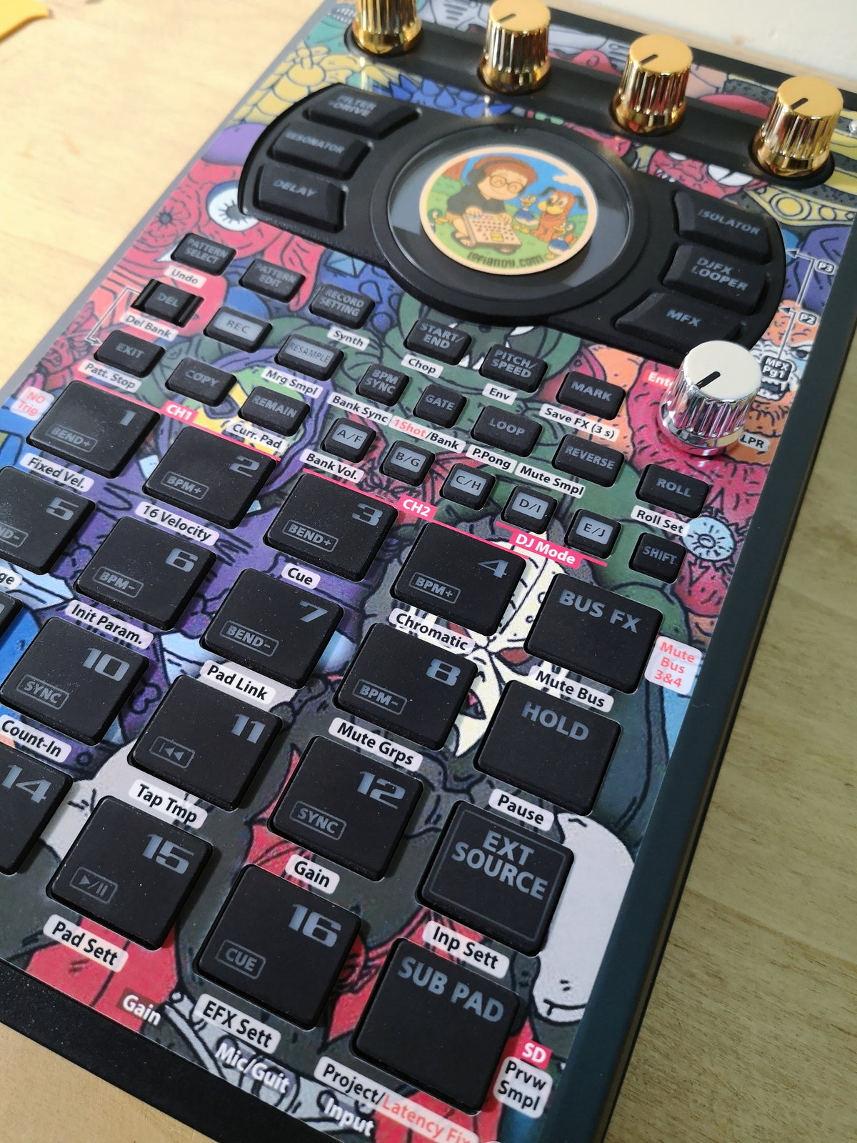 MOTU - Roland SP-404 MKII Skin - Lofi Andy