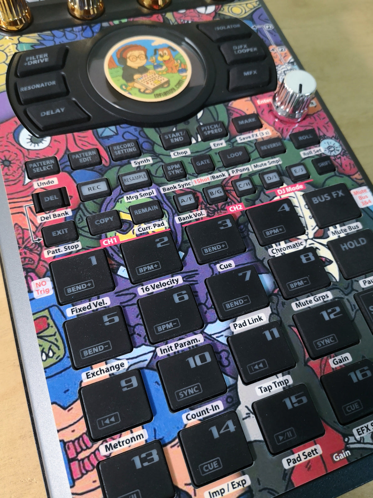 MOTU - Roland SP-404 MKII Skin - Lofi Andy