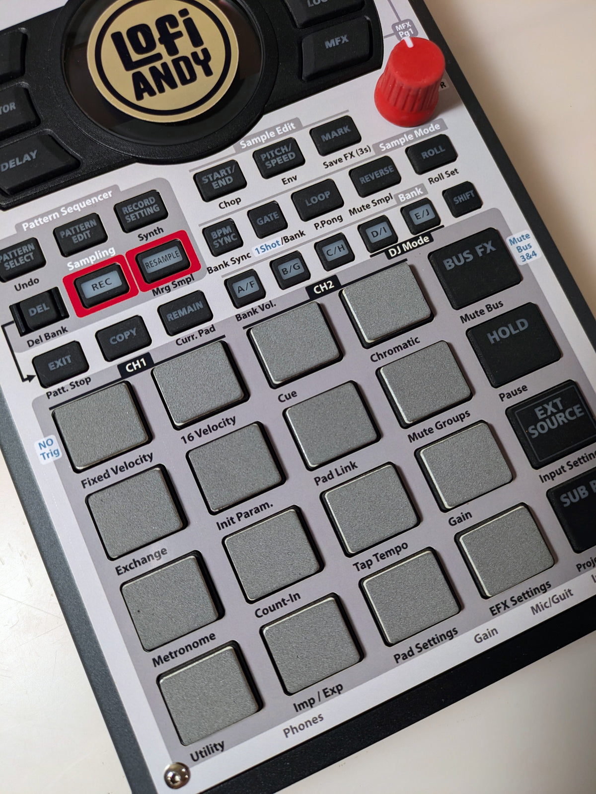 MPC-3000 Tribute - Roland SP-404 MKII Skin
