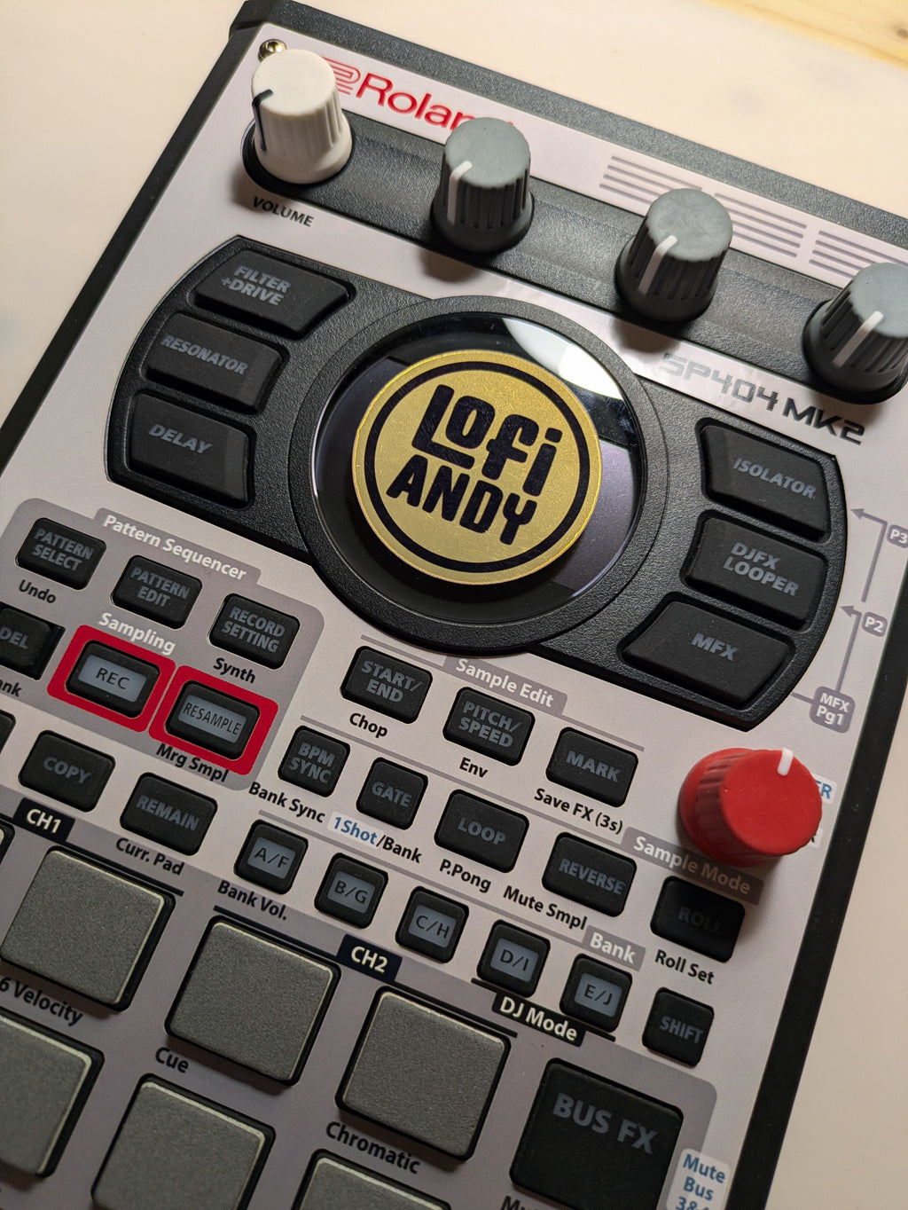 MPC-3000 Tribute - Roland SP-404 MKII Skin