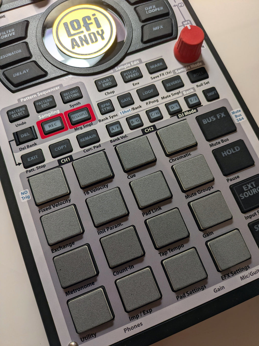 MPC-3000 Tribute - Roland SP-404 MKII Skin