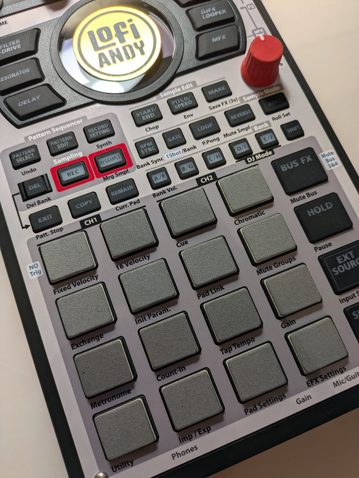 MPC-3000 Tribute - Roland SP-404 MKII Skin