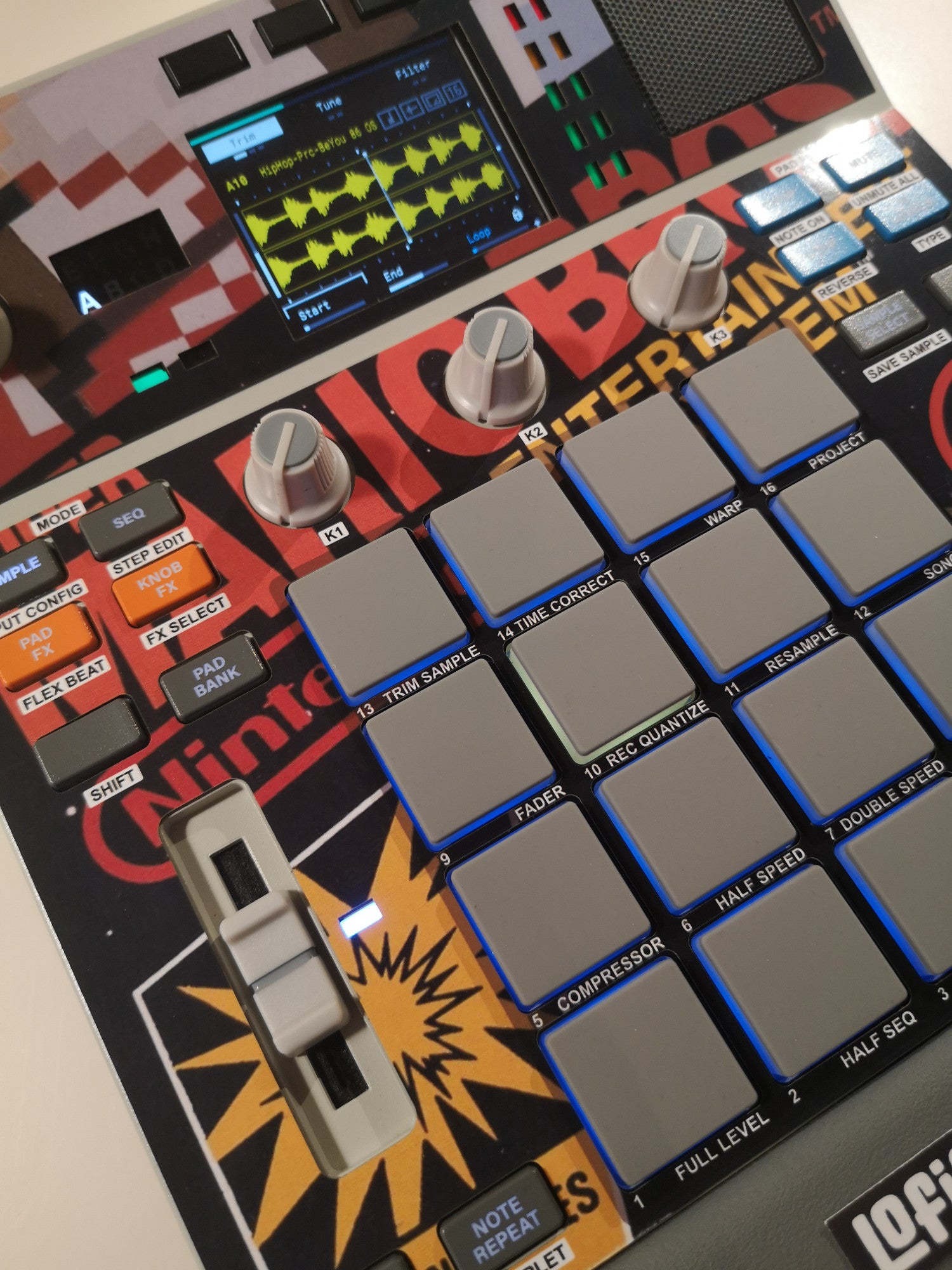 NES Super Mario Bros - AKAI MPC Sample Skin