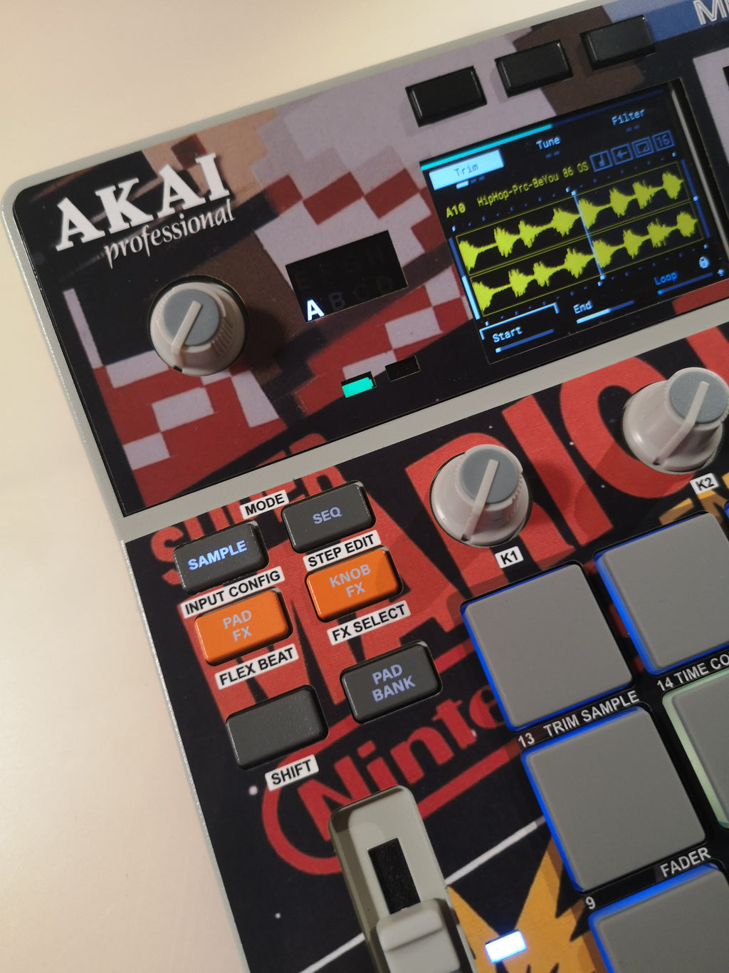 NES Super Mario Bros - AKAI MPC Sample Skin