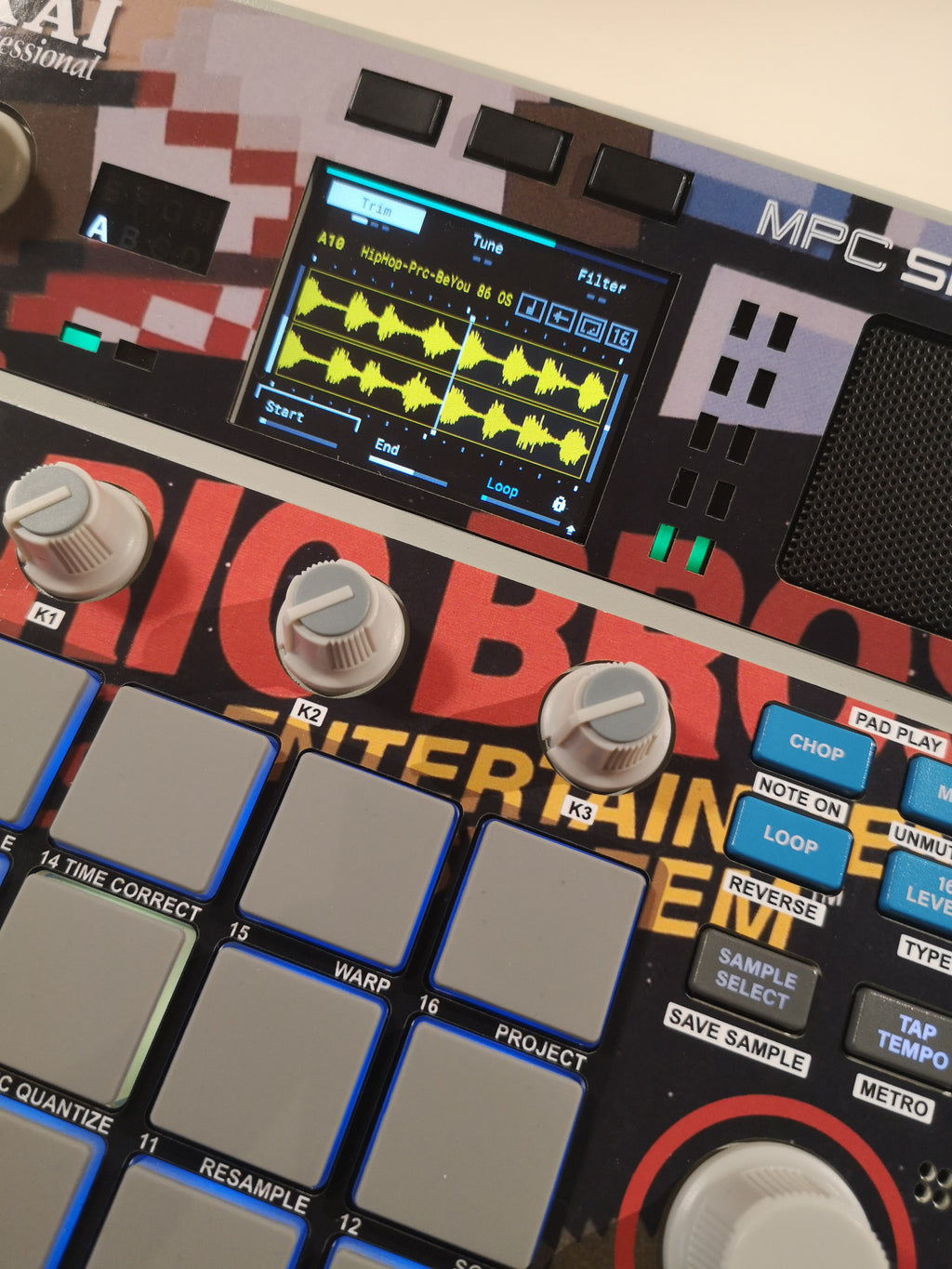 NES Super Mario Bros - AKAI MPC Sample Skin