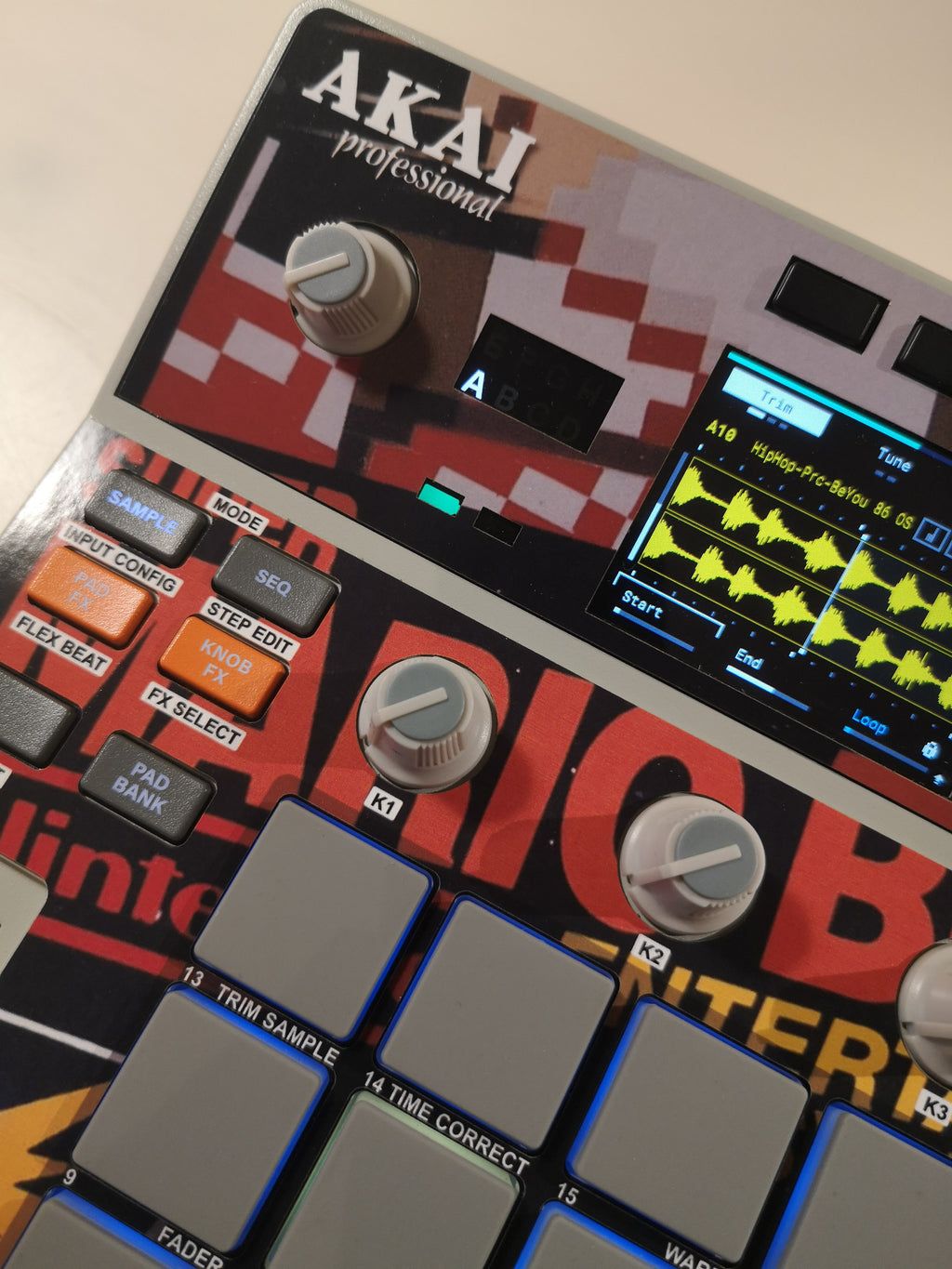 NES Super Mario Bros - AKAI MPC Sample Skin