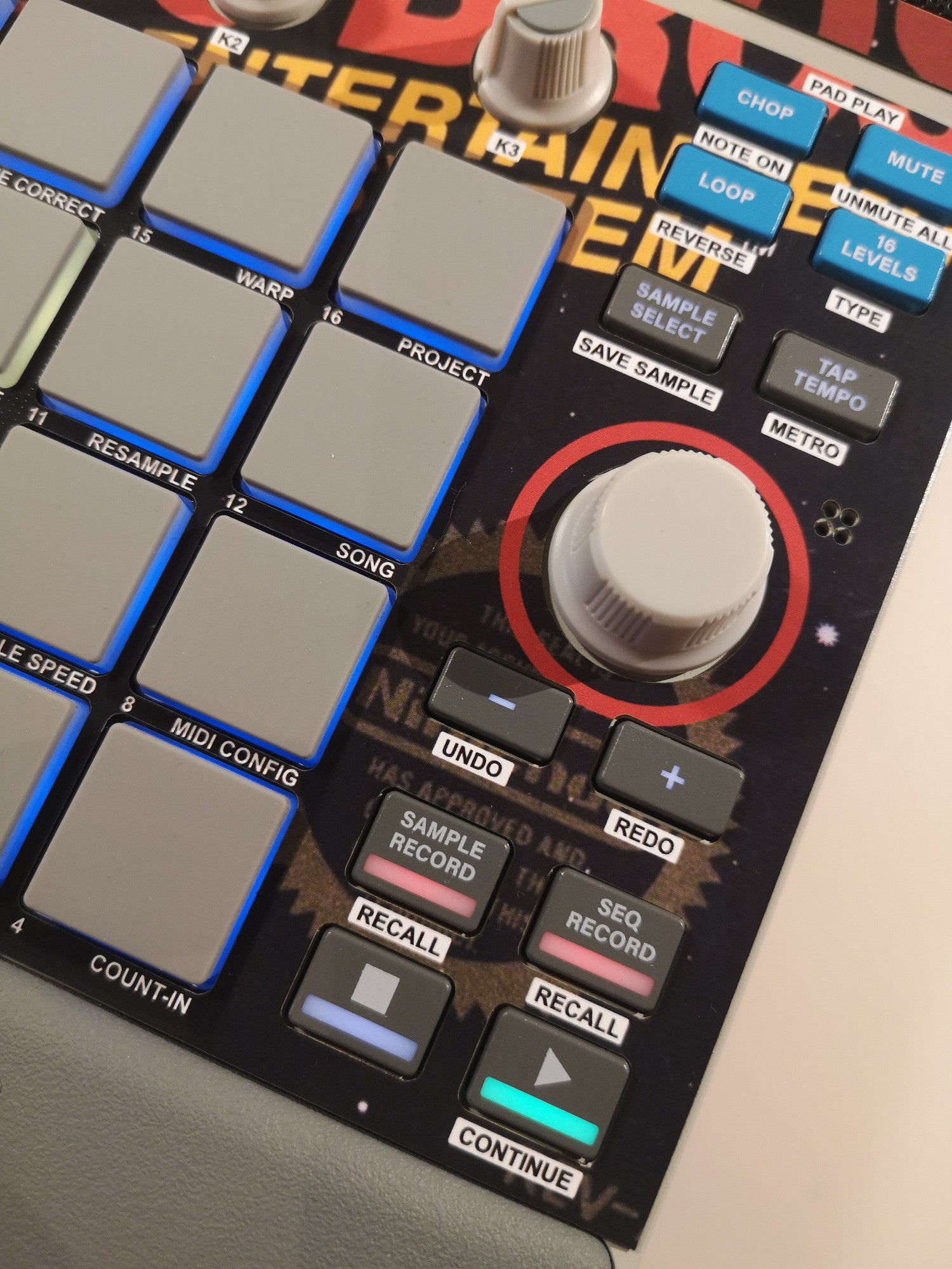 NES Super Mario Bros - AKAI MPC Sample Skin