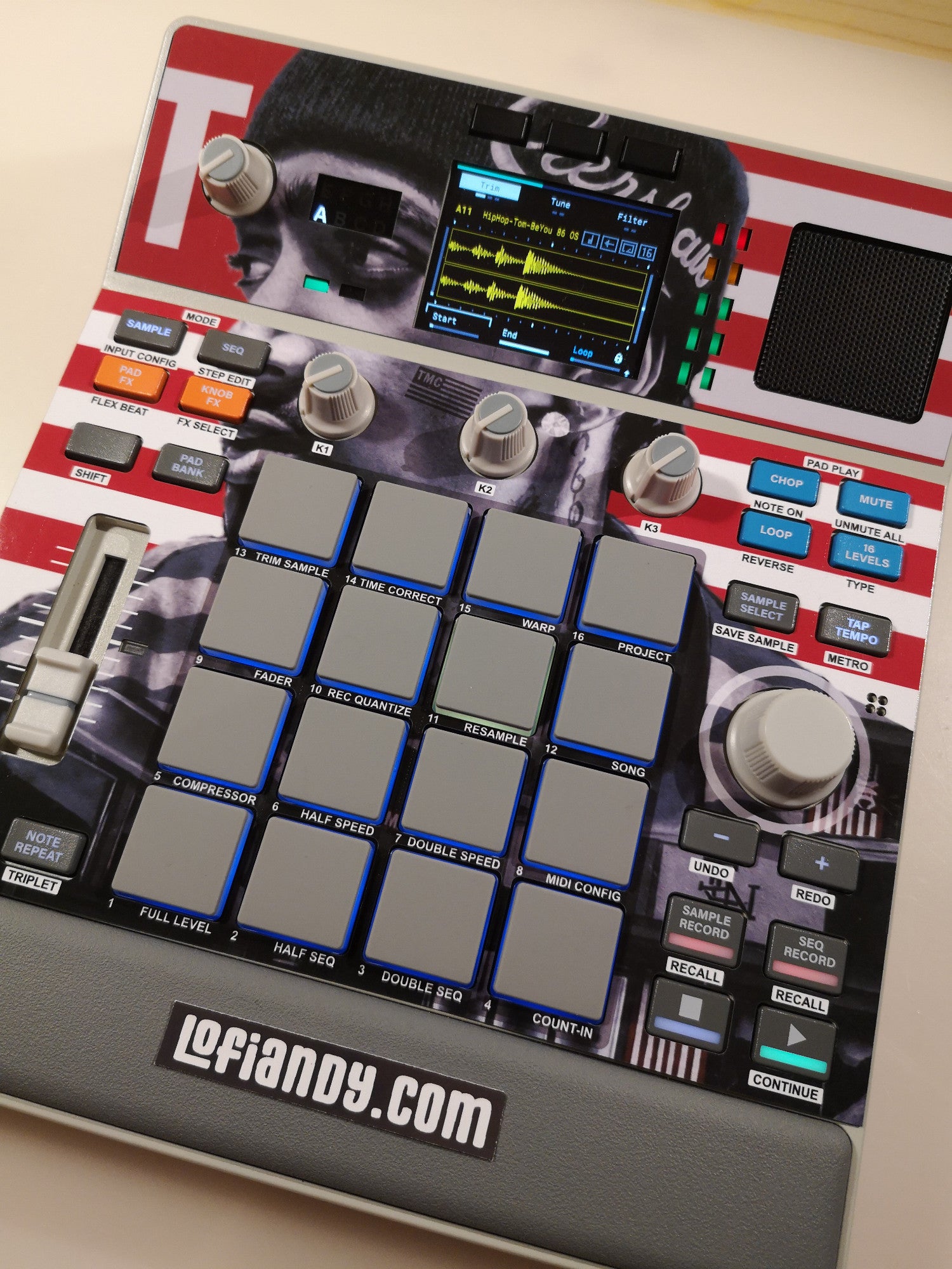 MPC Sample Custom Skin - Lofi Andy