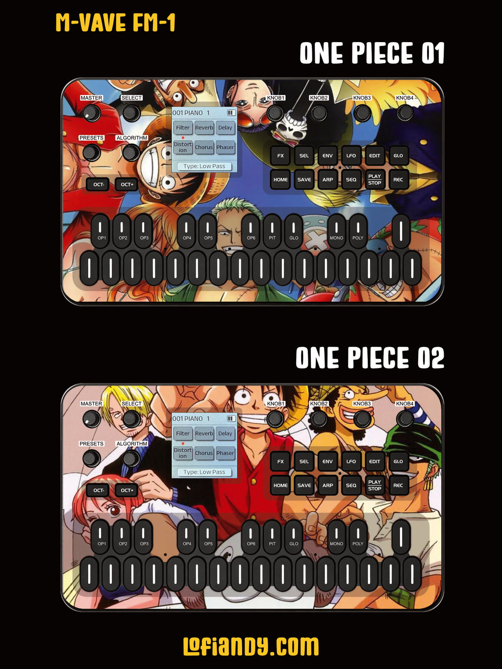 One Piece 01-02 | M-VAVE FM-1 Skin - Lofi Andy