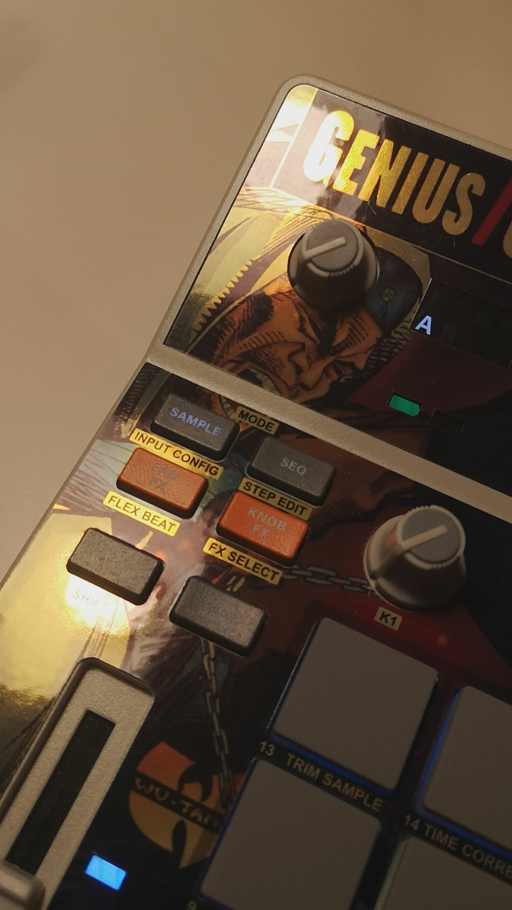 GZA Liquid Swords - Special Gold-foil - Akai MPC Sample skin by LofiAndy