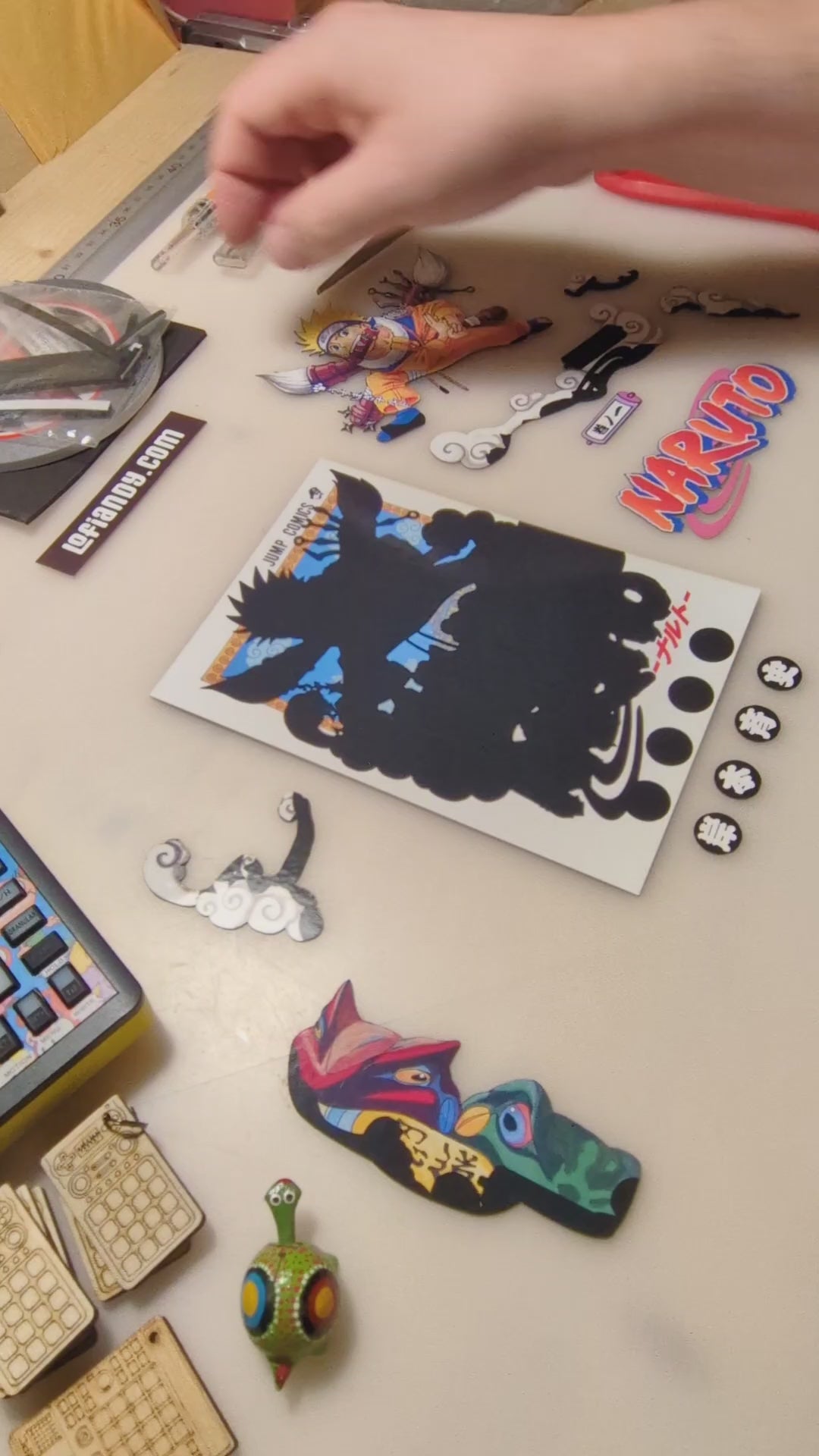 Naruto #1 – Collector's Edition Handmade 6-Layer Shadow Box