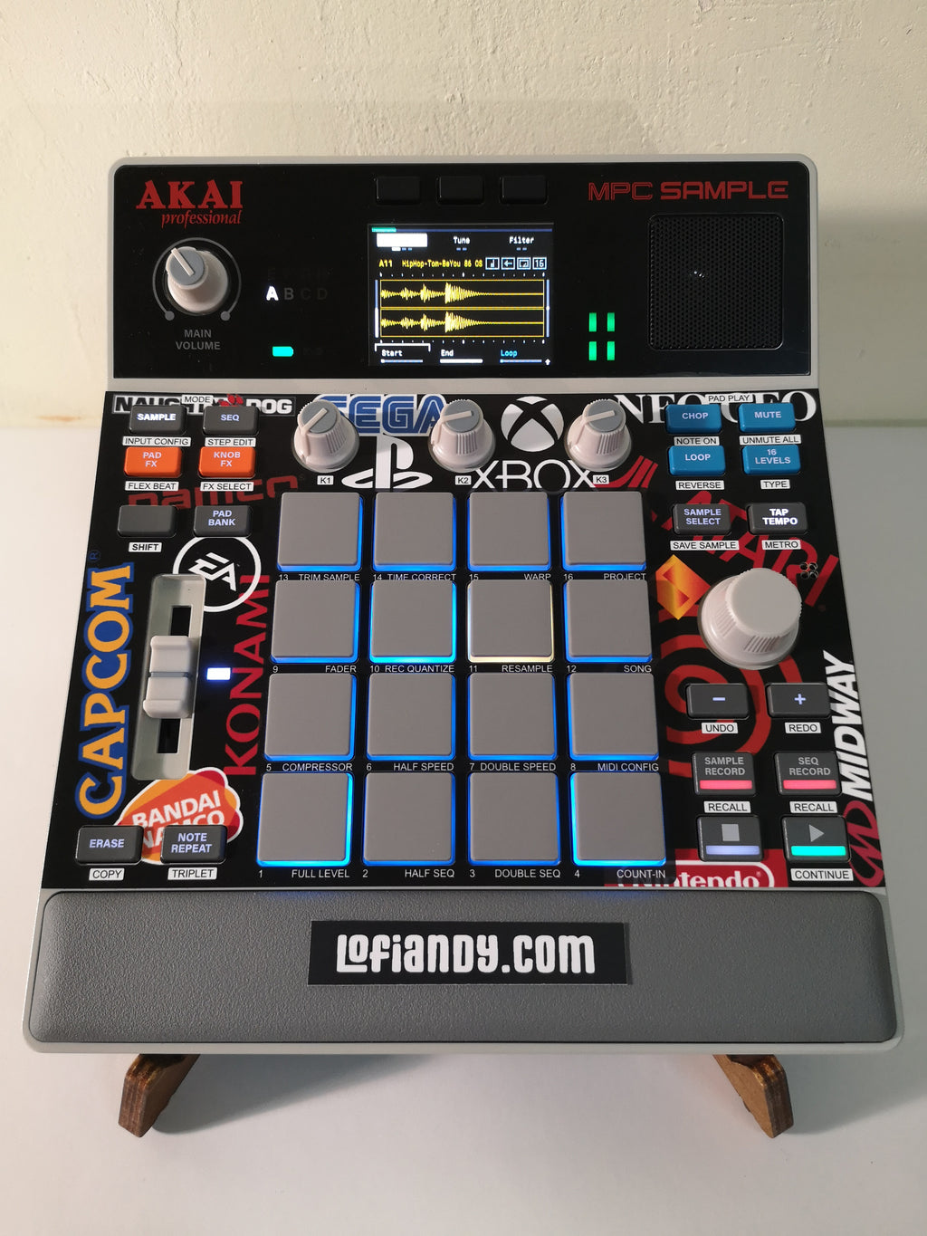 Retrogaming Logos - AKAI MPC Sample Skin - Lofi Andy
