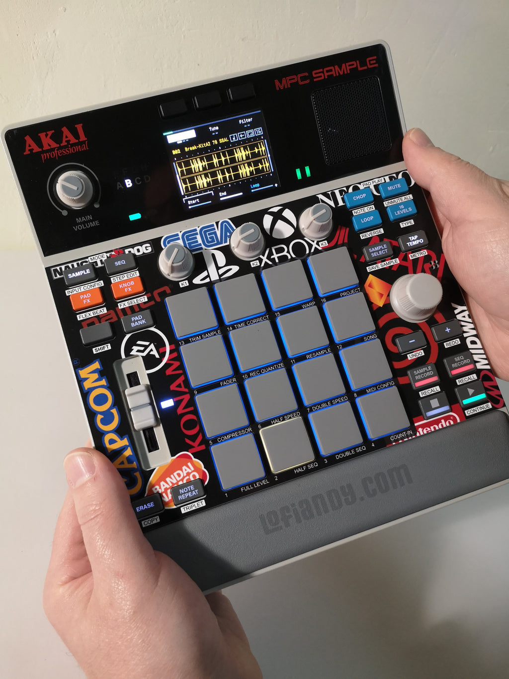 Retrogaming Logos - AKAI MPC Sample Skin - Lofi Andy