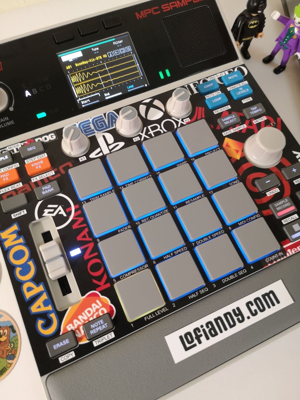 Retrogaming Logos - AKAI MPC Sample Skin - Lofi Andy