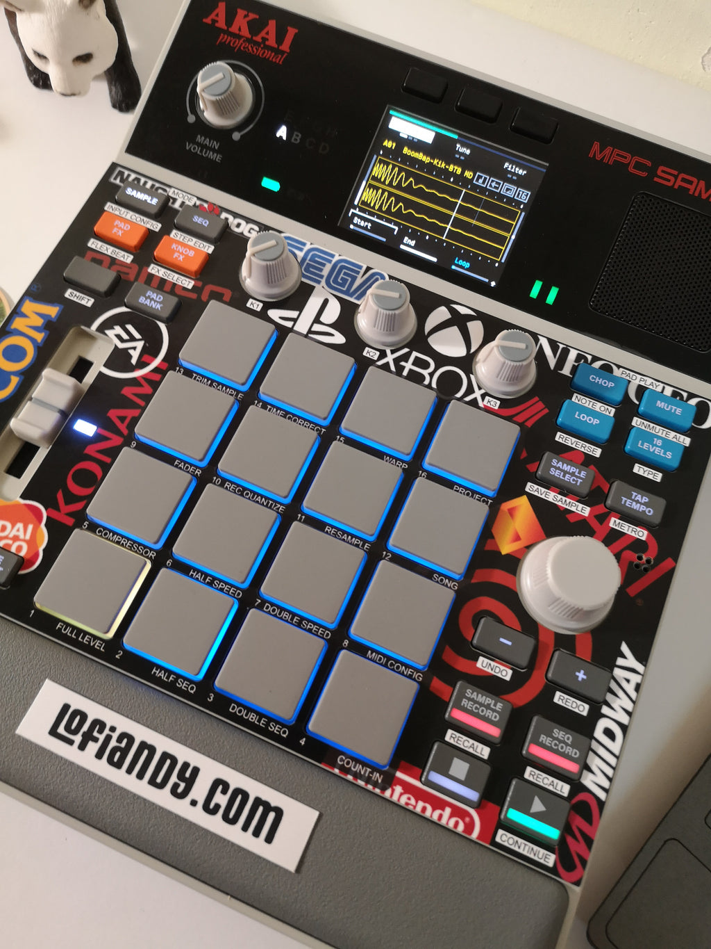 Retrogaming Logos - AKAI MPC Sample Skin - Lofi Andy