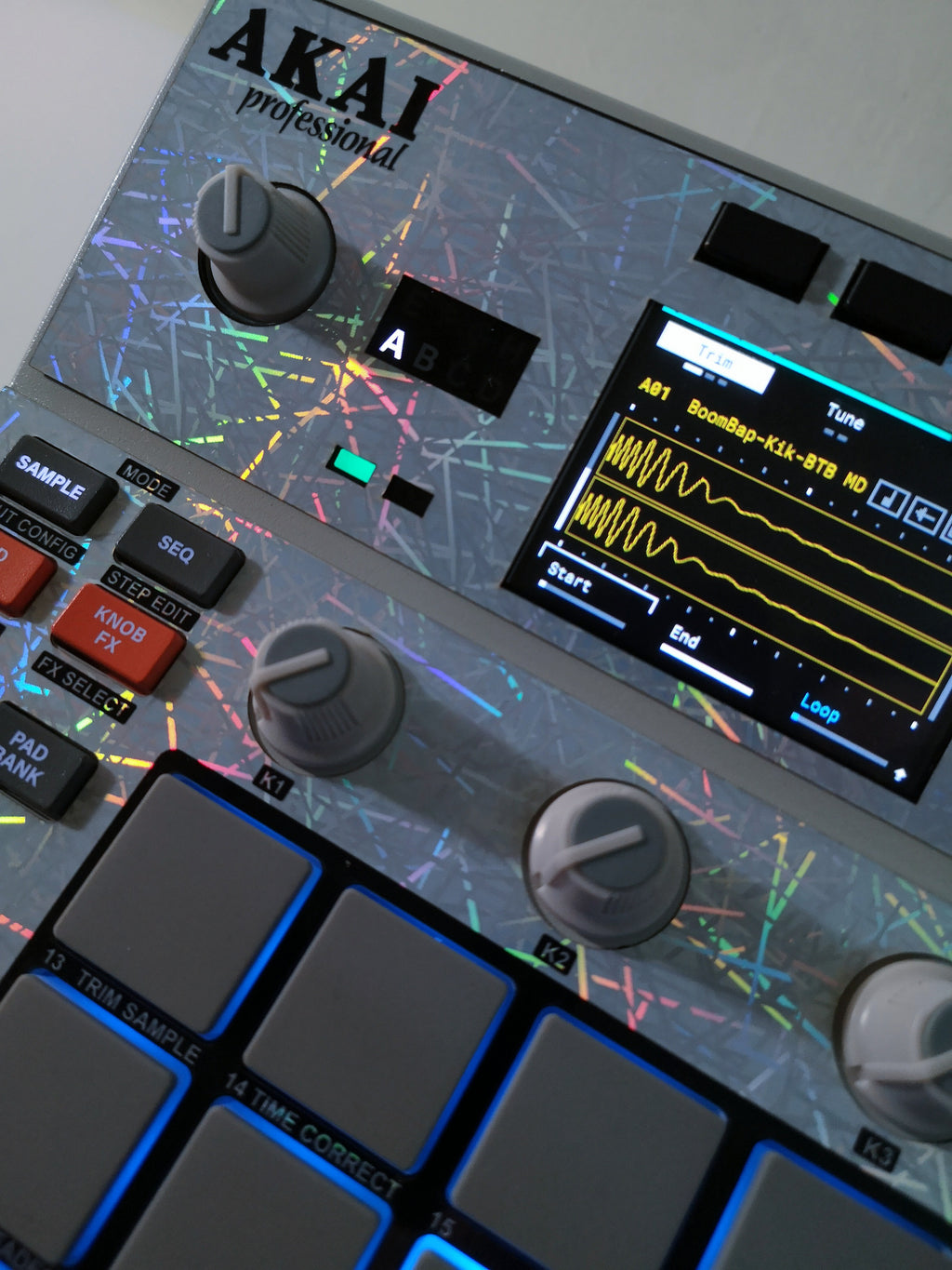 Special Holographic - AKAI MPC Sample Skin - Lofi Andy